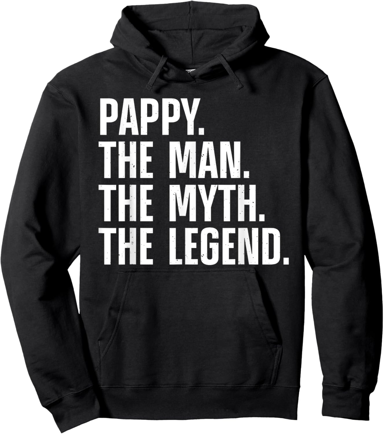 Pappy Design For Grandpa Grandfather From Grandkids Pappy Hoodie - Hoodie | Black