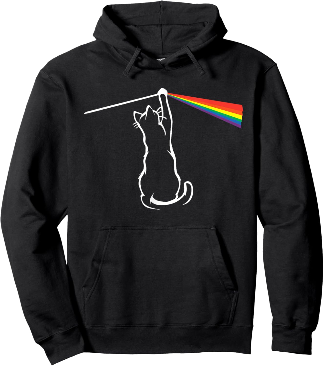 Funny Cat Rock Music Gift Kids Fra Hoodie - Hoodie | Black