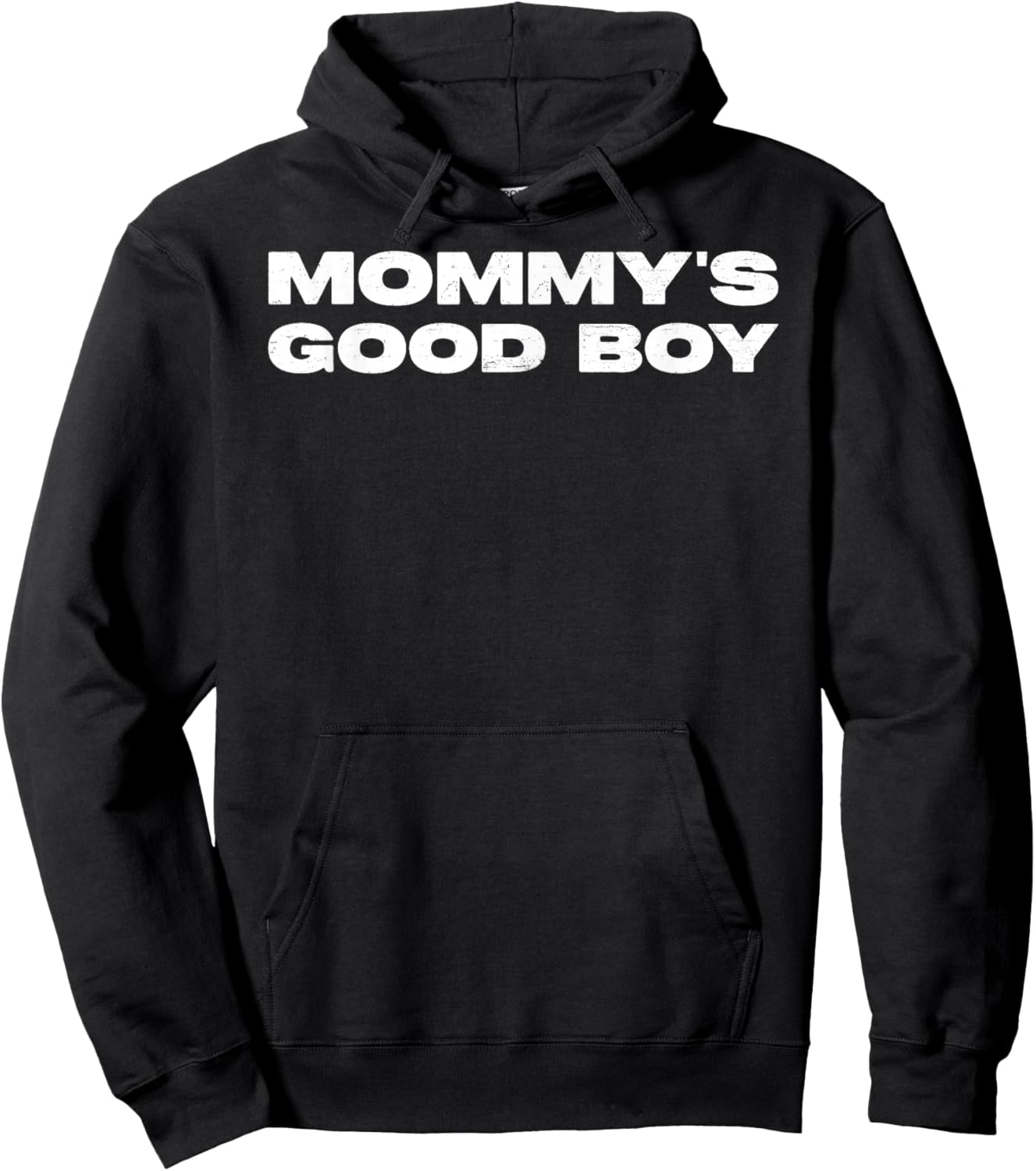 Mommy's Good Boy Kids Toddler Funny Saying Novelty Hoodie - Hoodie | Black
