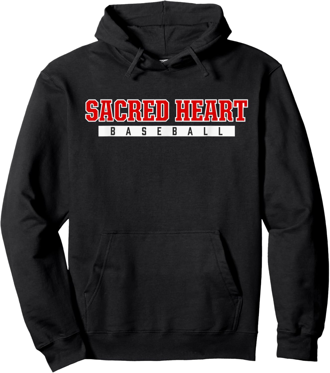 Sacred Heart School Baseball Hoodie - Hoodie | Black