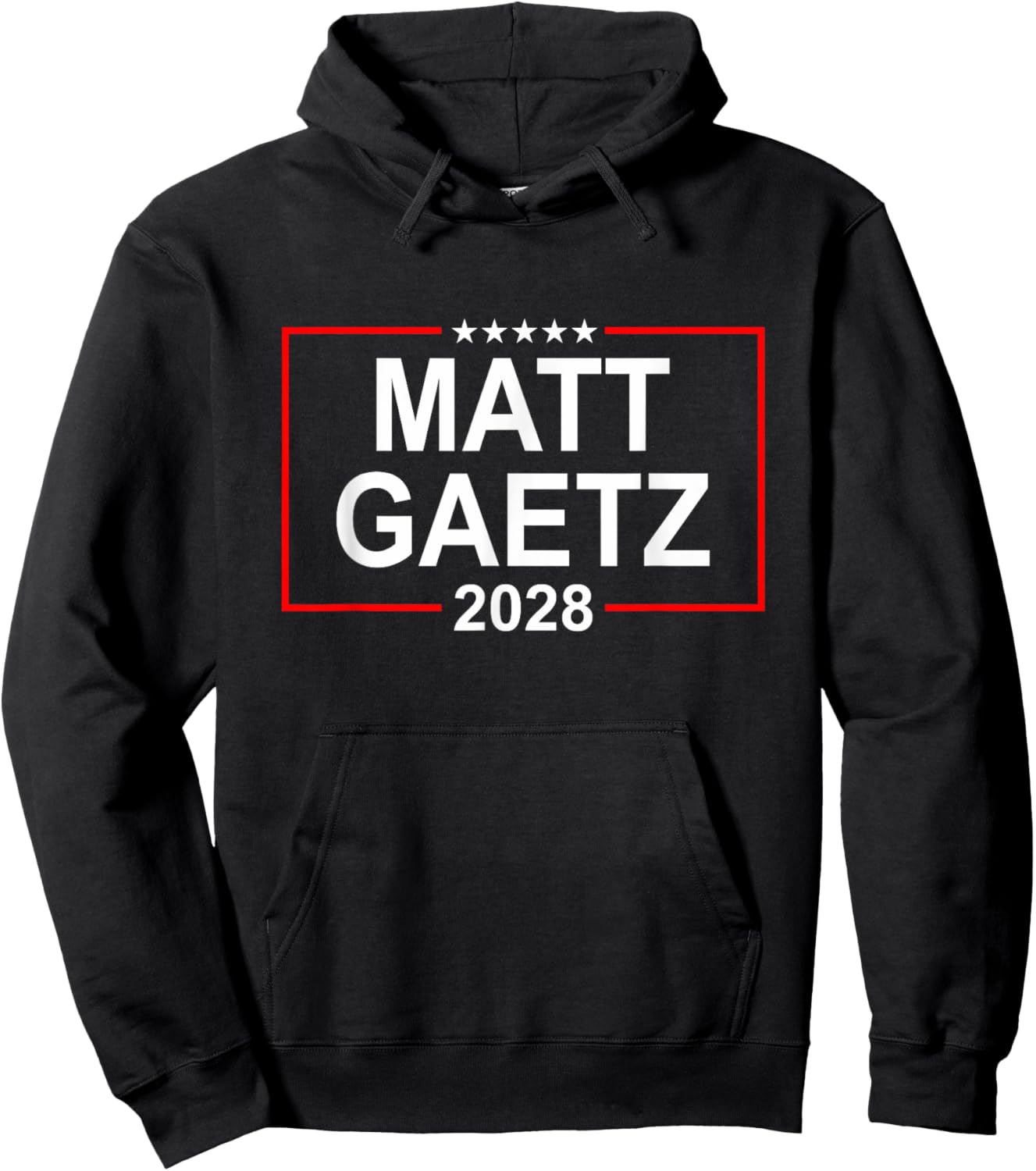Matt Gaetz 2028 Presidential Election USA Flag Republican Hoodie - Hoodie | Black