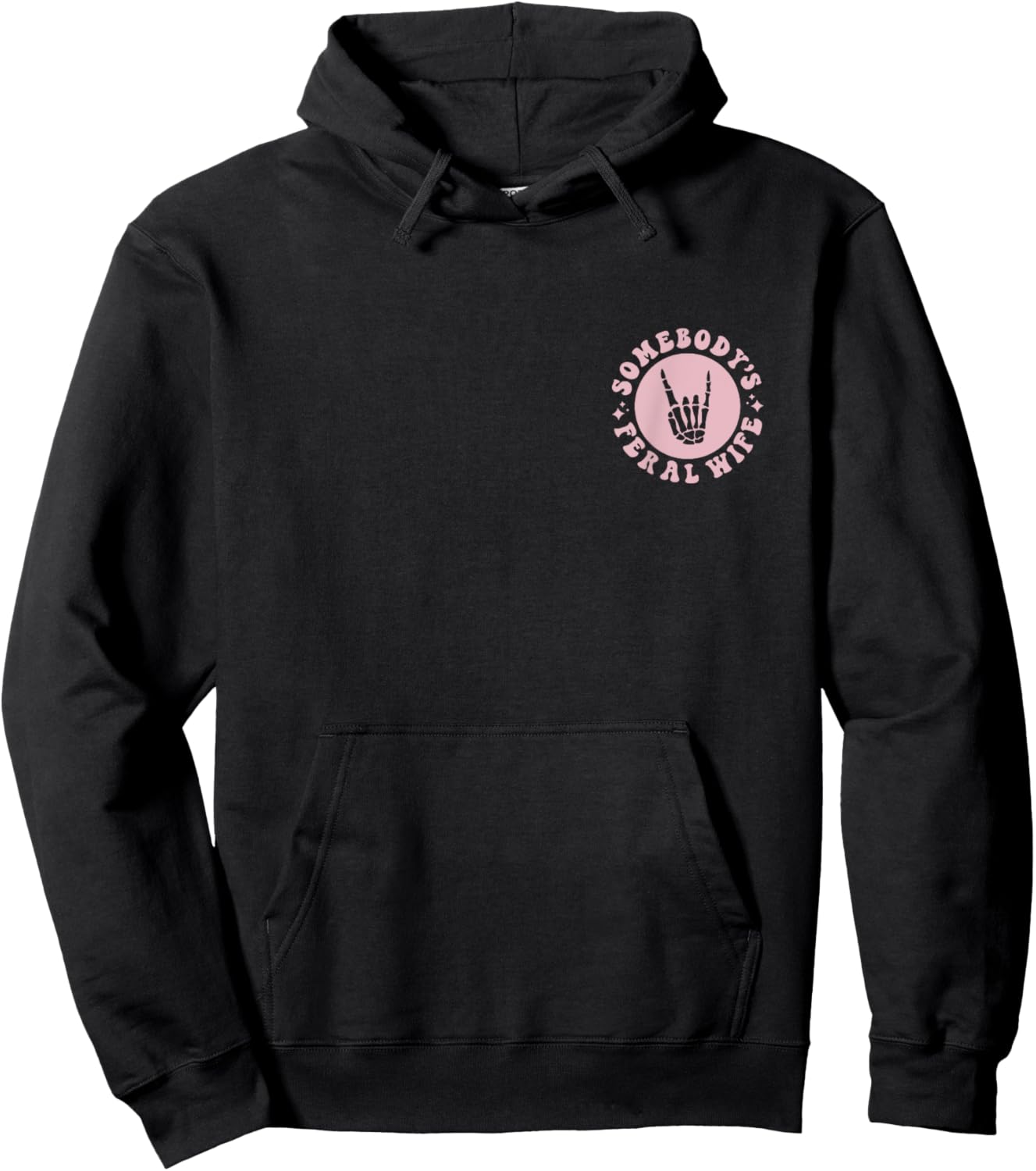 Somebody's Feral Wife Hoodie - Hoodie | Black