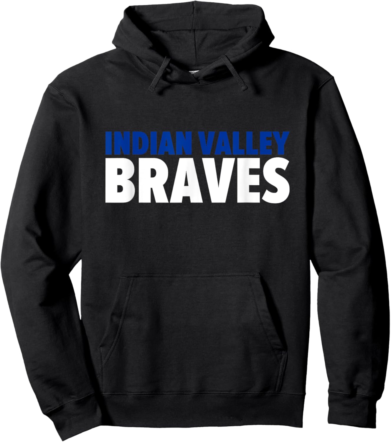 Indian Valley Braves Bold Hoodie - Hoodie | Black