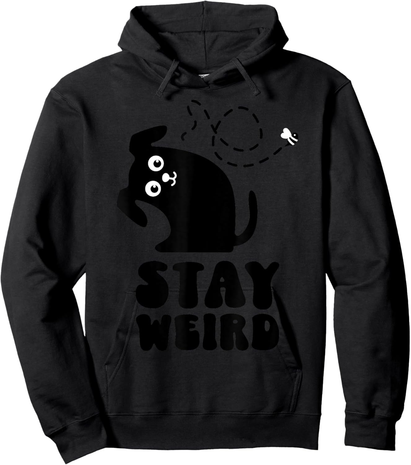 Weird Dog - Dog Mom - Dog Dad - Dog Lover Hoodie - Hoodie | Black