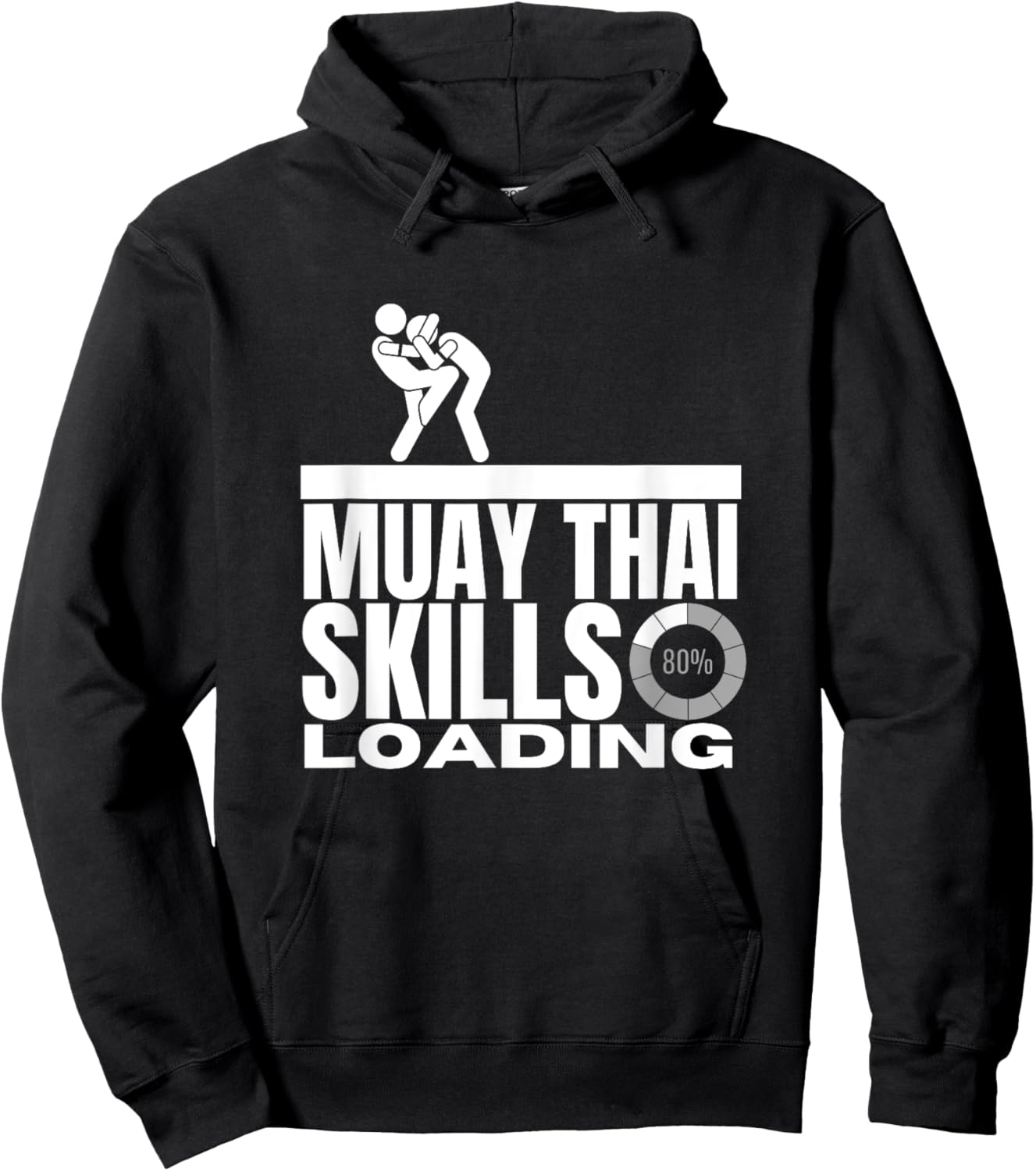 Muay Thai Skills Loading Funny Muay Thai Hoodie - Hoodie | Black