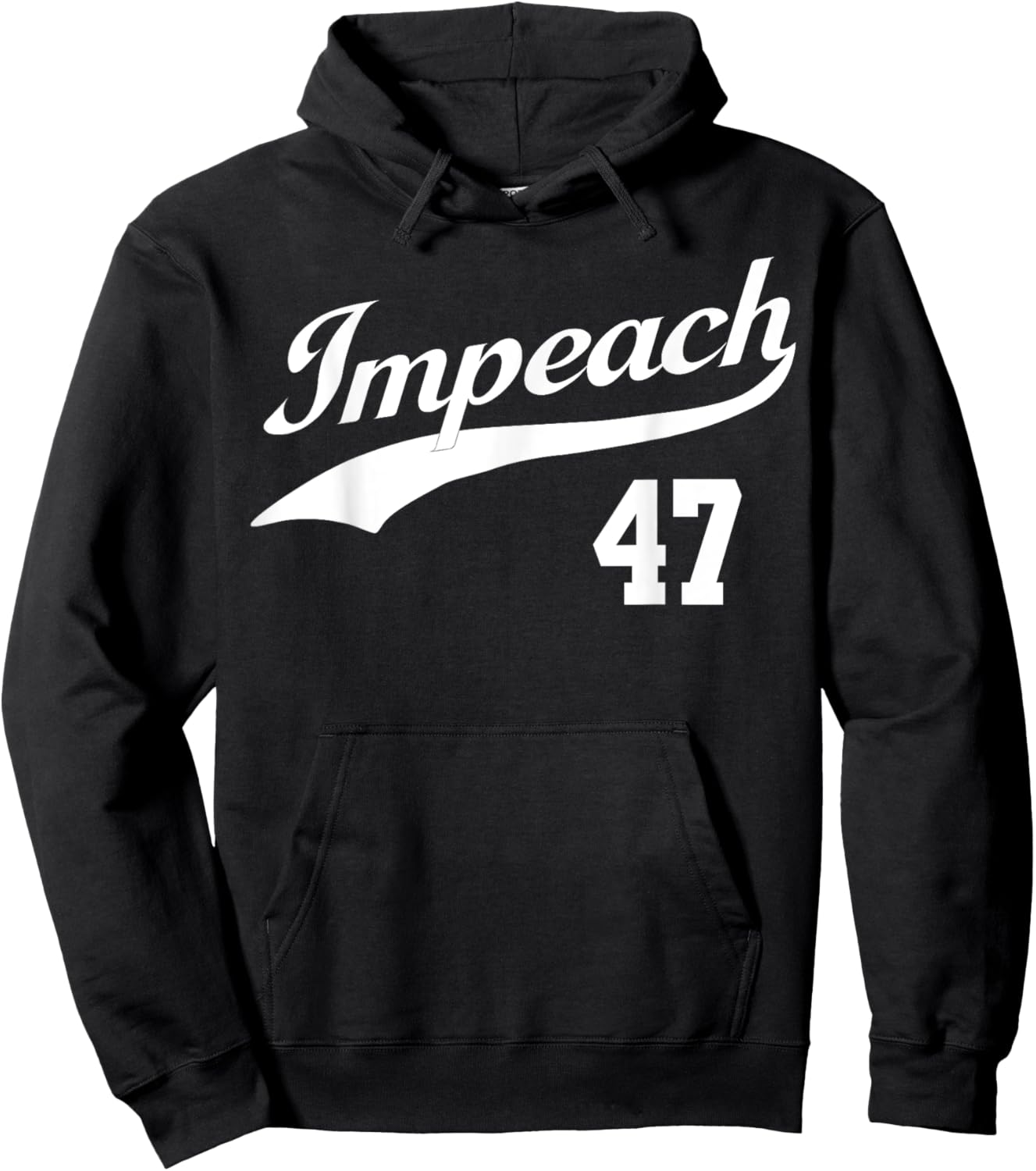 Impeach 47 Anti Trump Impeach Trump Resist 8647 86 47 Flag Hoodie - Hoodie | Black