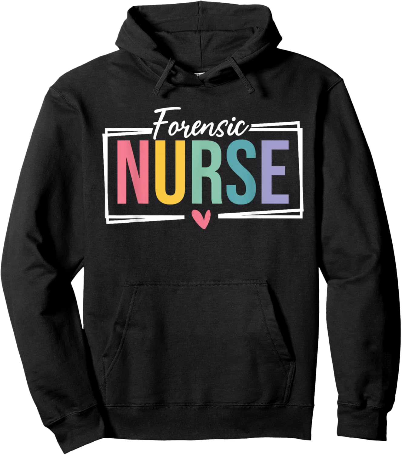 Forensic Nurse Practitioner Funny Medical Sane Nurse Hoodie - Hoodie | Black