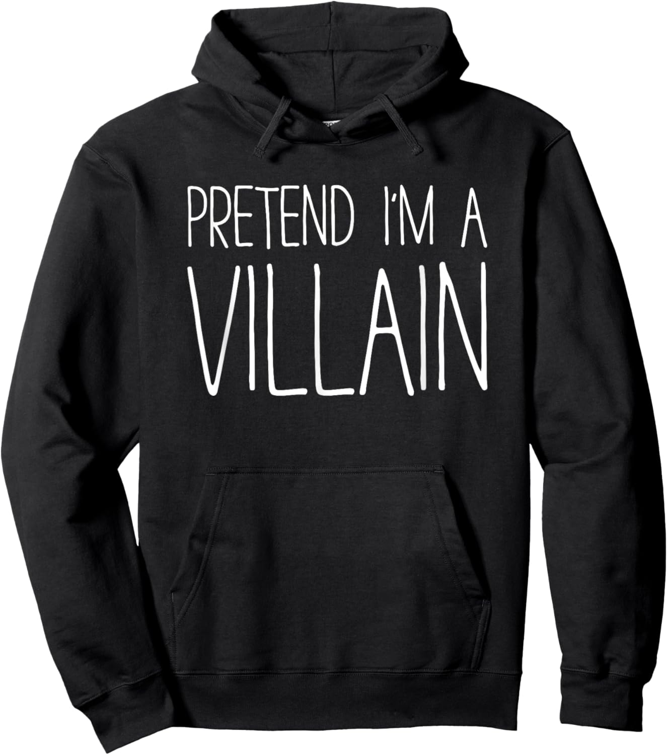 Pretend I'm A Villain Shirt Adult Kids Men Women Costume Hoodie - Hoodie | Black