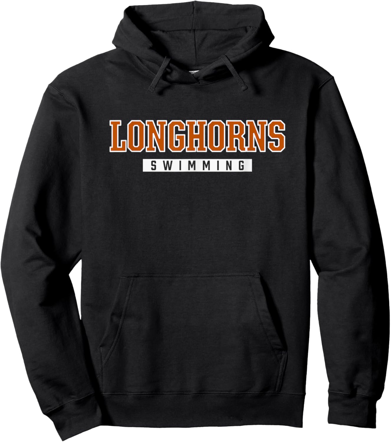 United Longhorns Swimming Hoodie - Hoodie | Black