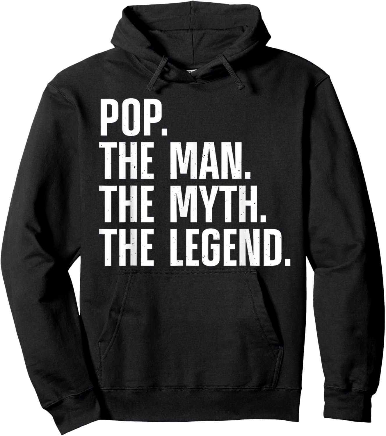 Funny Pop Design For Grandpa Grandfather From Grandkids Pop Hoodie - Hoodie | Black