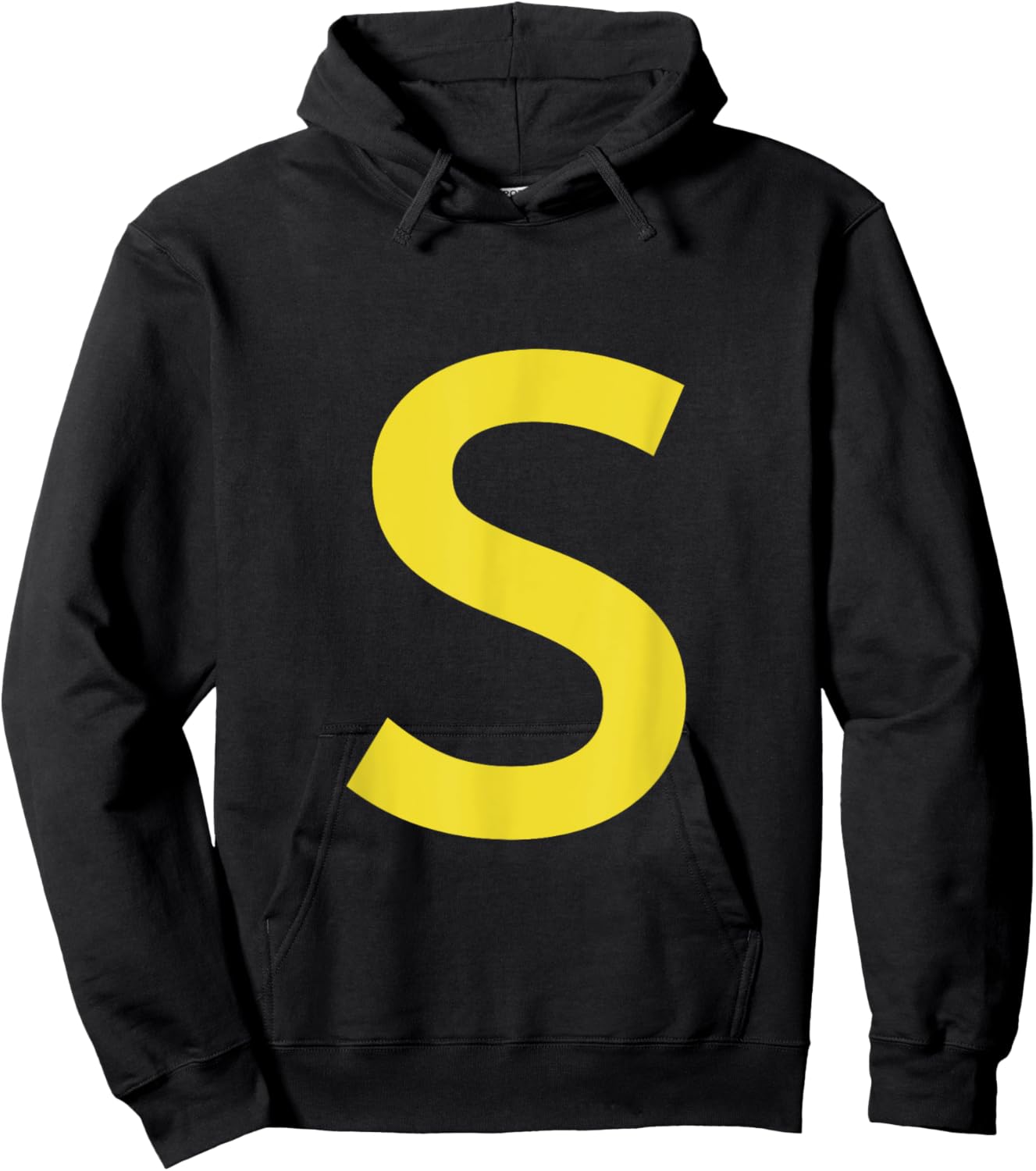 letter S funny chipmunk group matching halloween costume Hoodie - Hoodie | Black