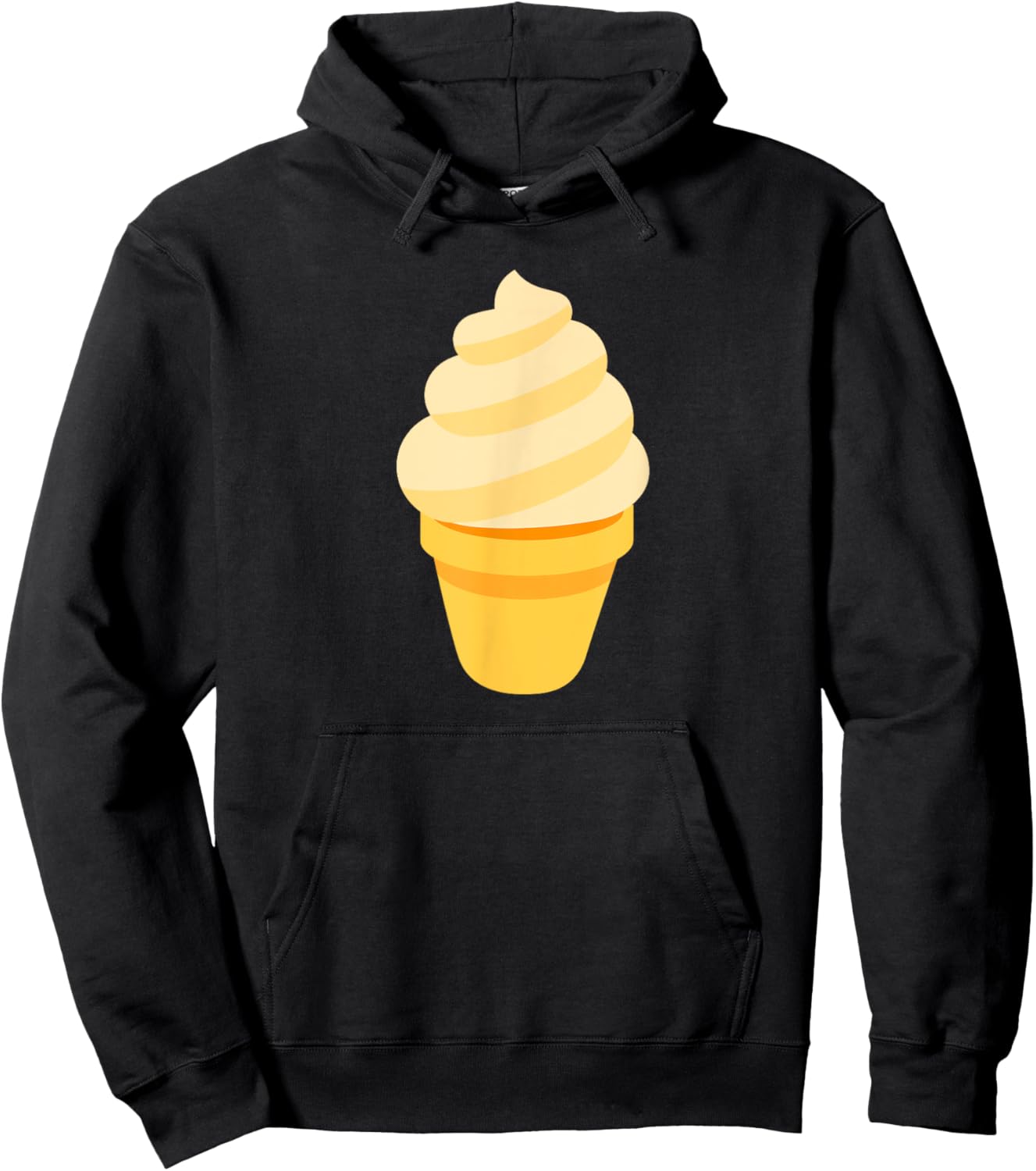 Soft Ice Cream Hoodie - Hoodie | Black