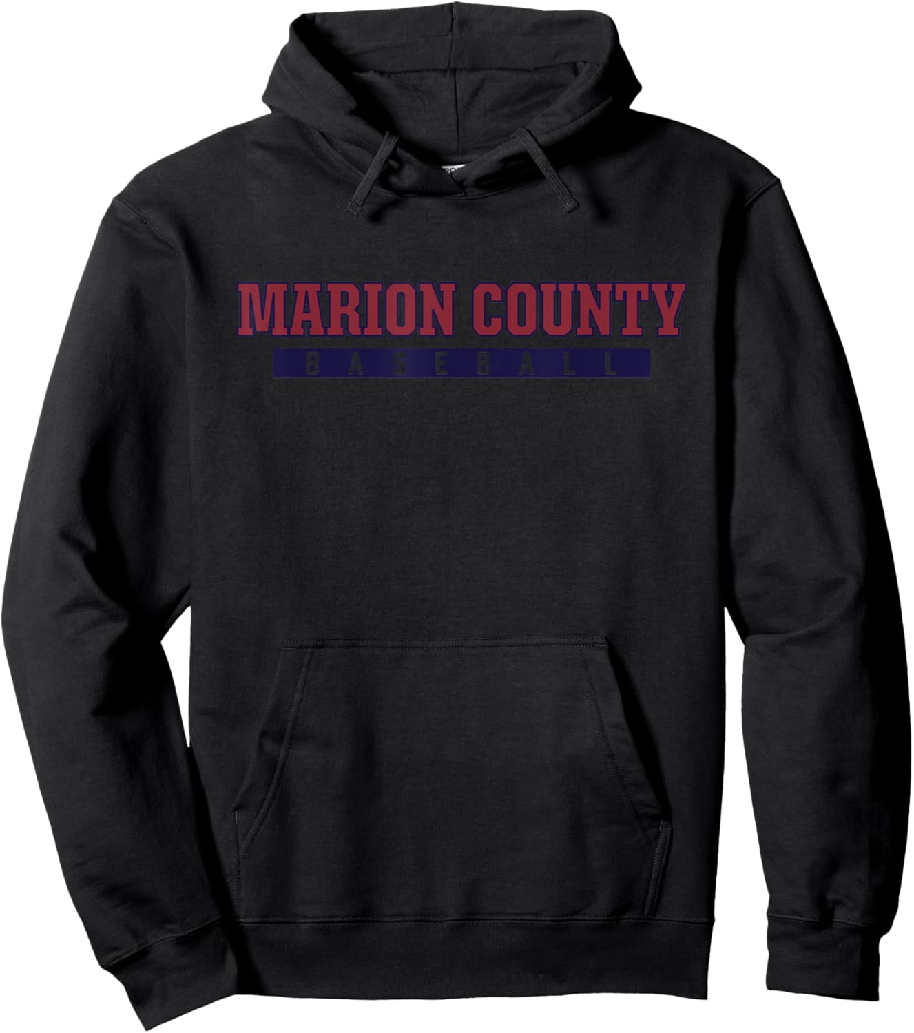 Marion County High School Baseball Hoodie - Hoodie | Black