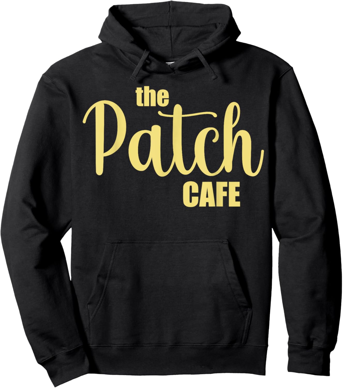 The Patch Cafe Black Adults Classic Fit Hoodie - Hoodie | Black