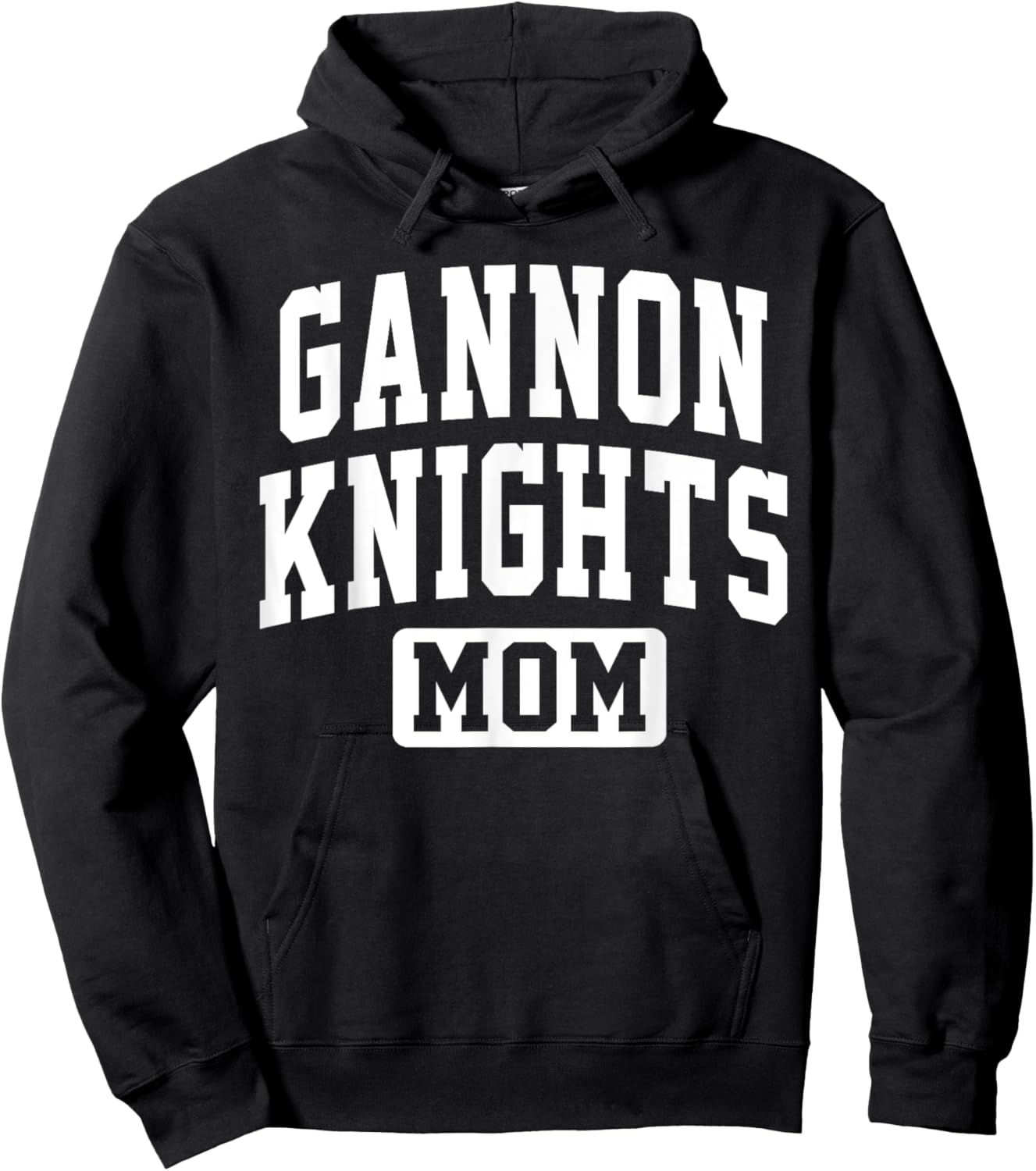 Gannon University Knights Mom Mother Arch Vintage Family Hoodie - Hoodie | Black