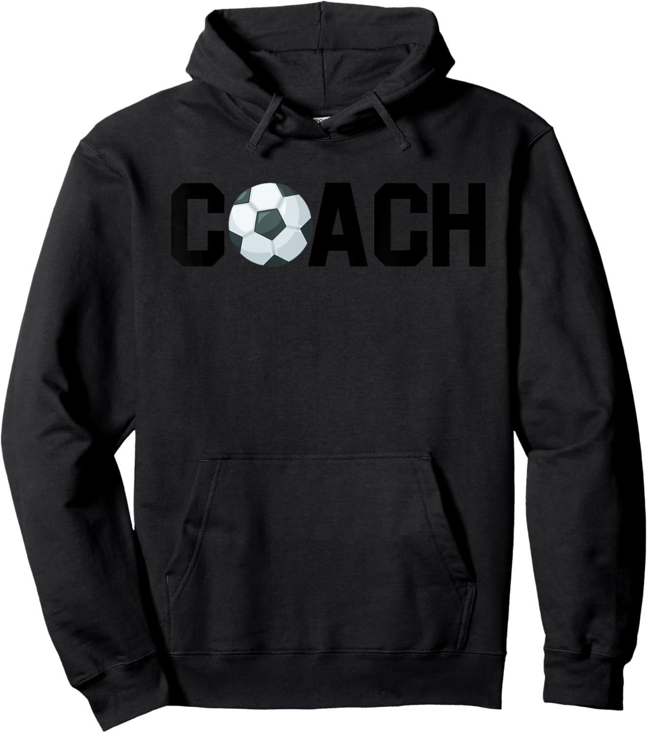 Soccer Coach Funny Football Trainer Baller Field Game Outfit Hoodie - Hoodie | Black