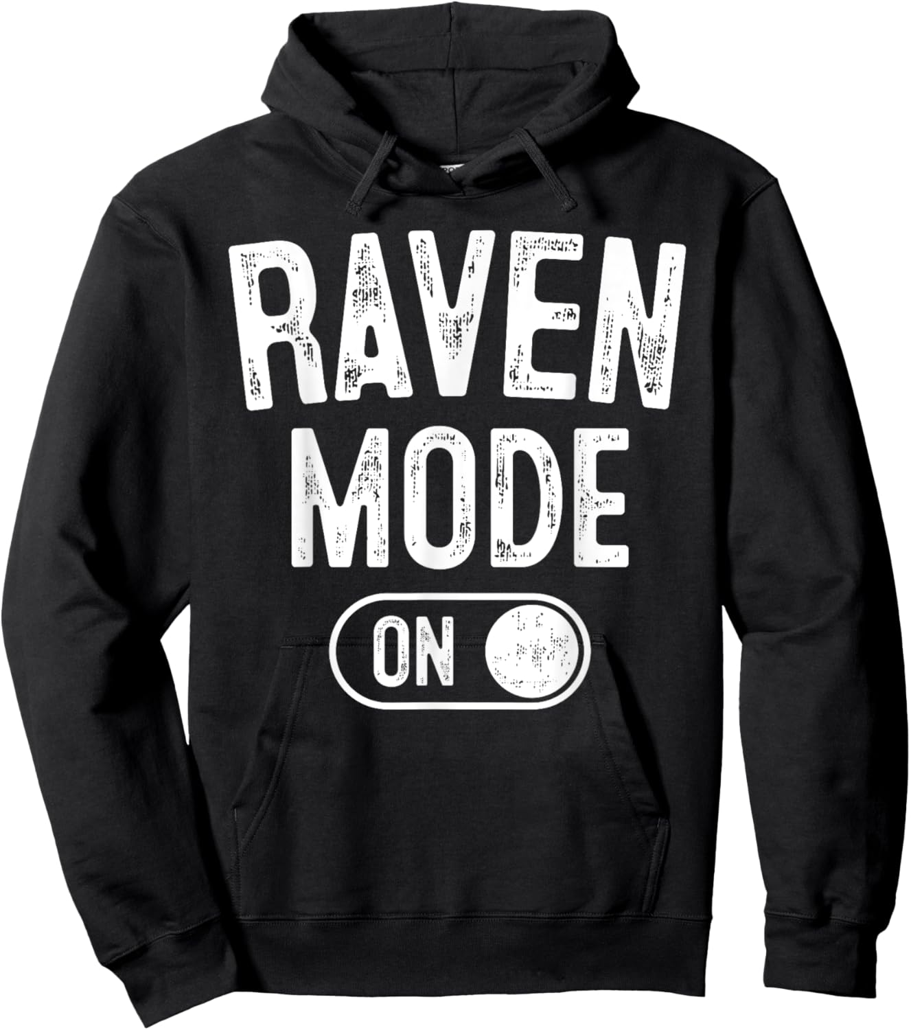 Raven Mode On Costume Funny Clever Corvid Gift Animal Lover Hoodie - Hoodie | Black
