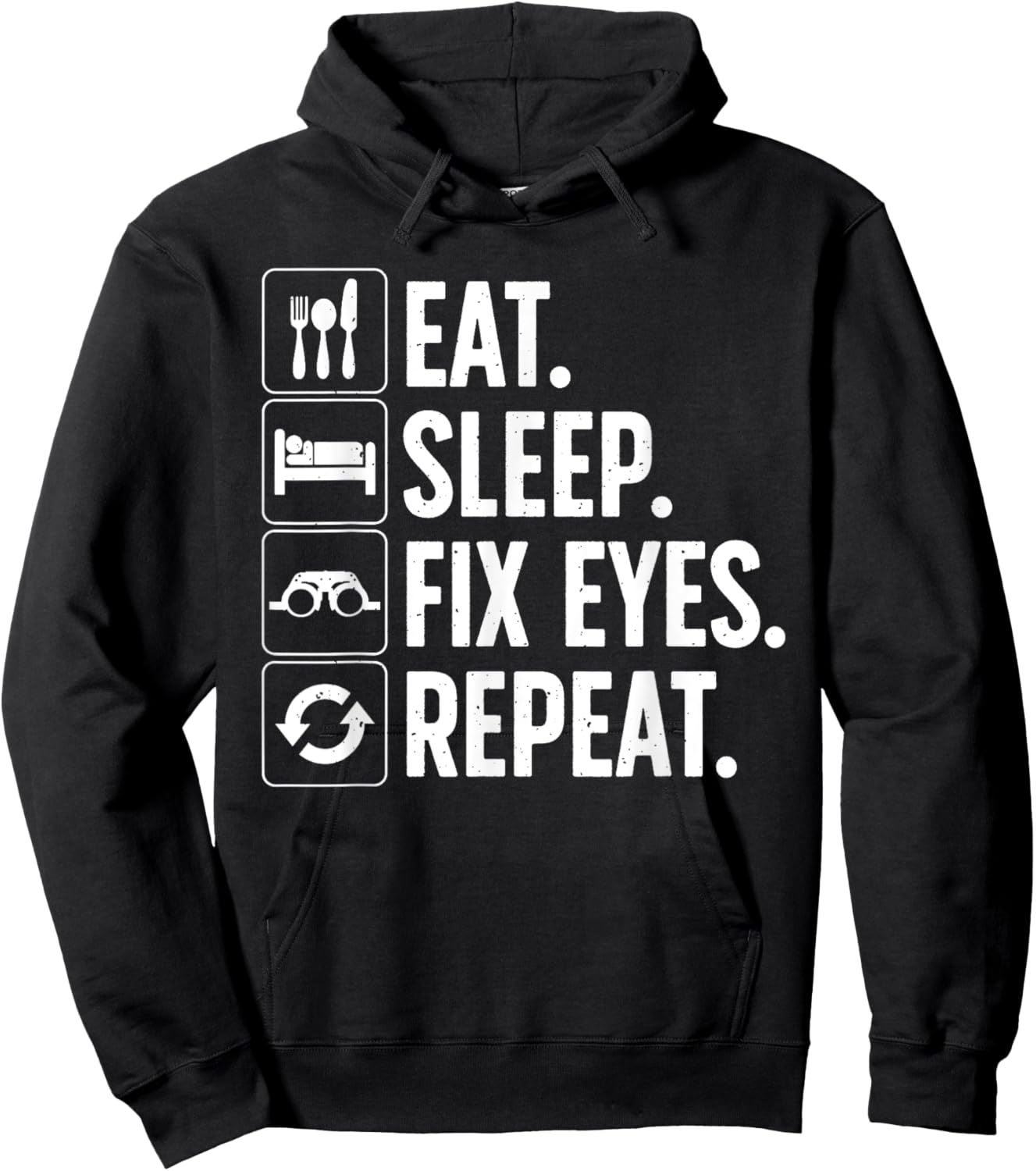 Eye Surgeon Art Women Eye Doctor Ophthalmologist Hoodie - Hoodie | Black