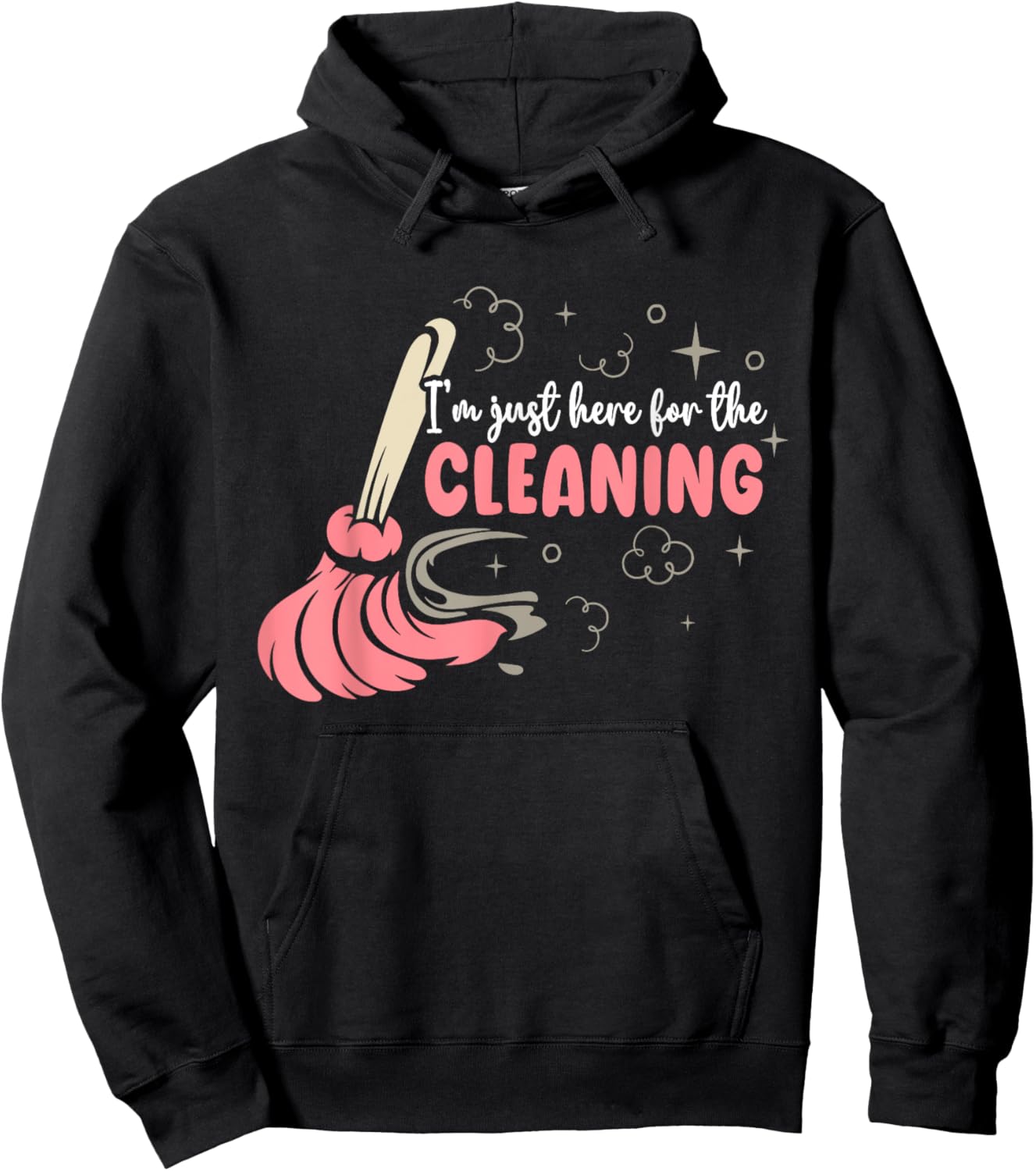 Crew Cleaning Lady Housekeeping Hoodie - Hoodie | Black