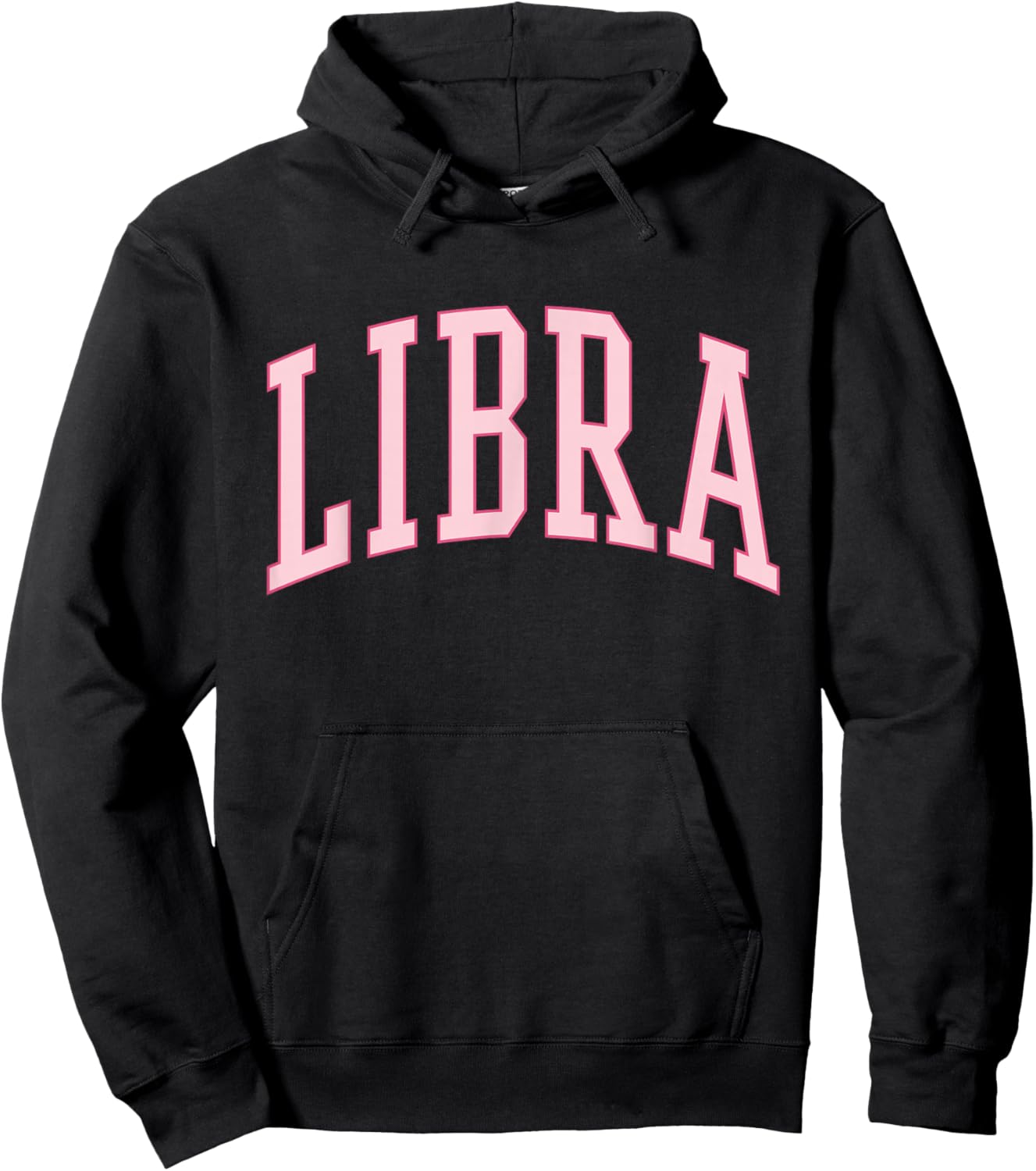Libra Women Birthday Pink Preppy Woman Hoodie - Hoodie | Black