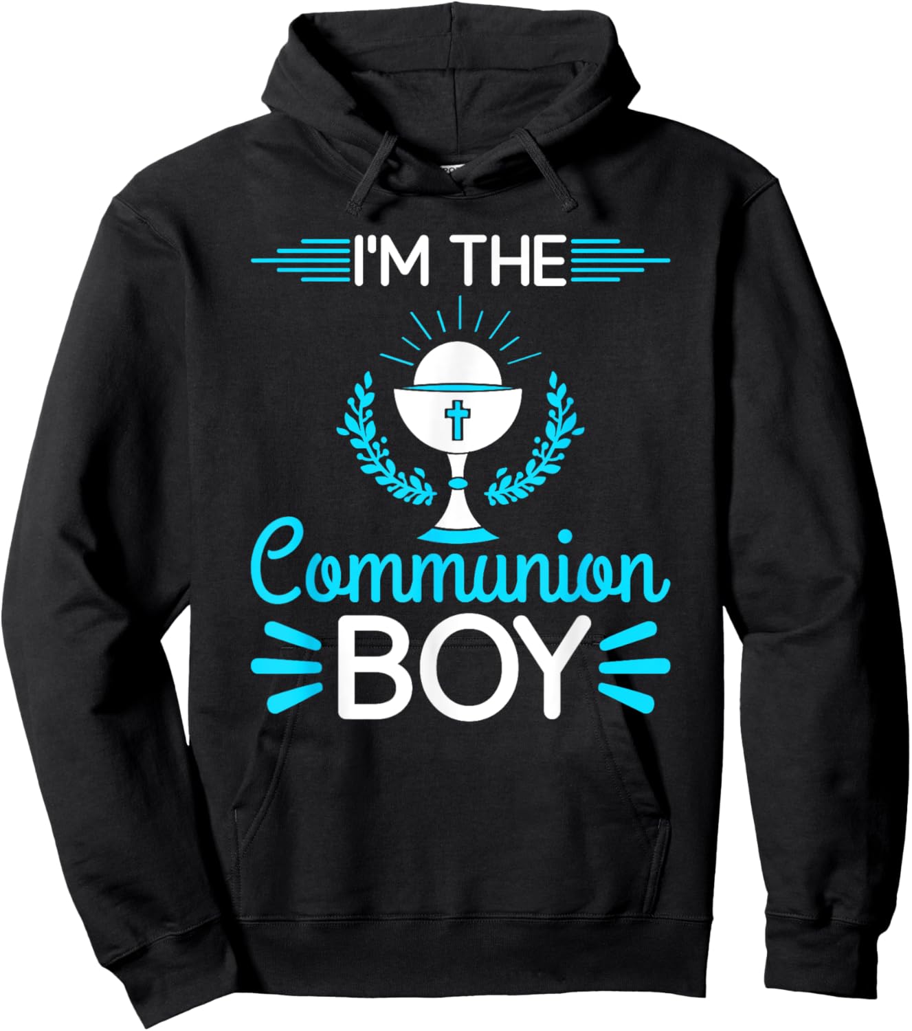 First Communion Boy Holy Sacrament Hoodie - Hoodie | Black