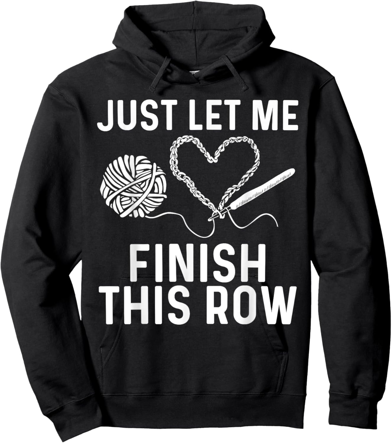 Best Crocheting Art Women Crocheter Crochet Lover Hoodie - Hoodie | Black