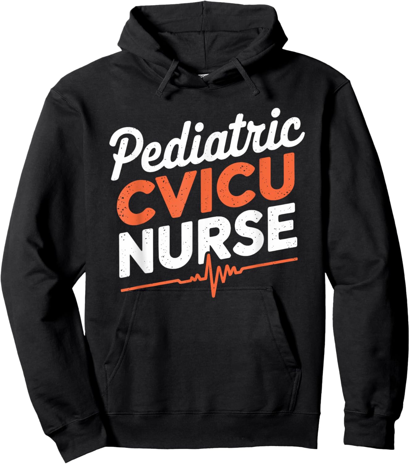 Pediatric Cvicu Nurse, CVICU Nursing Cardiac Nurse Hoodie - Hoodie | Black