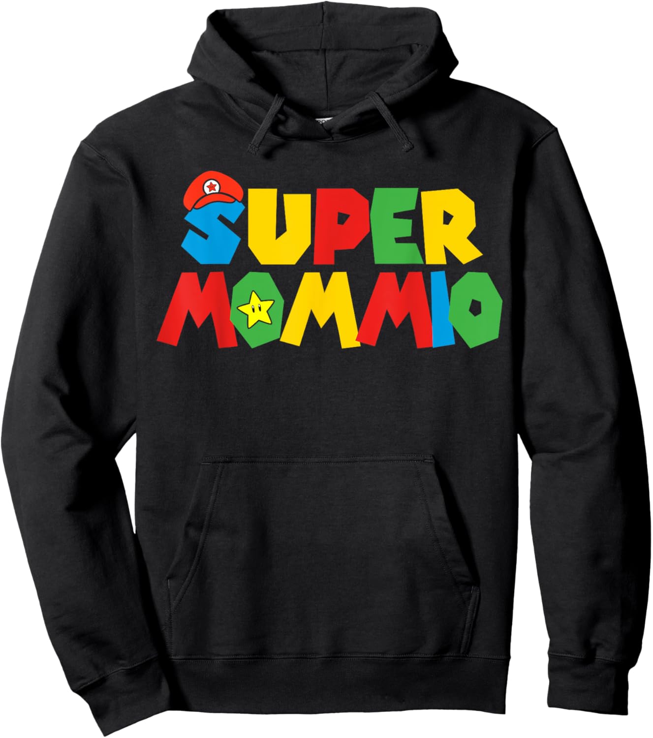 Funny Super Gamer Mom Unleashed Motherly Powers Mothers Day Hoodie - Hoodie | Black