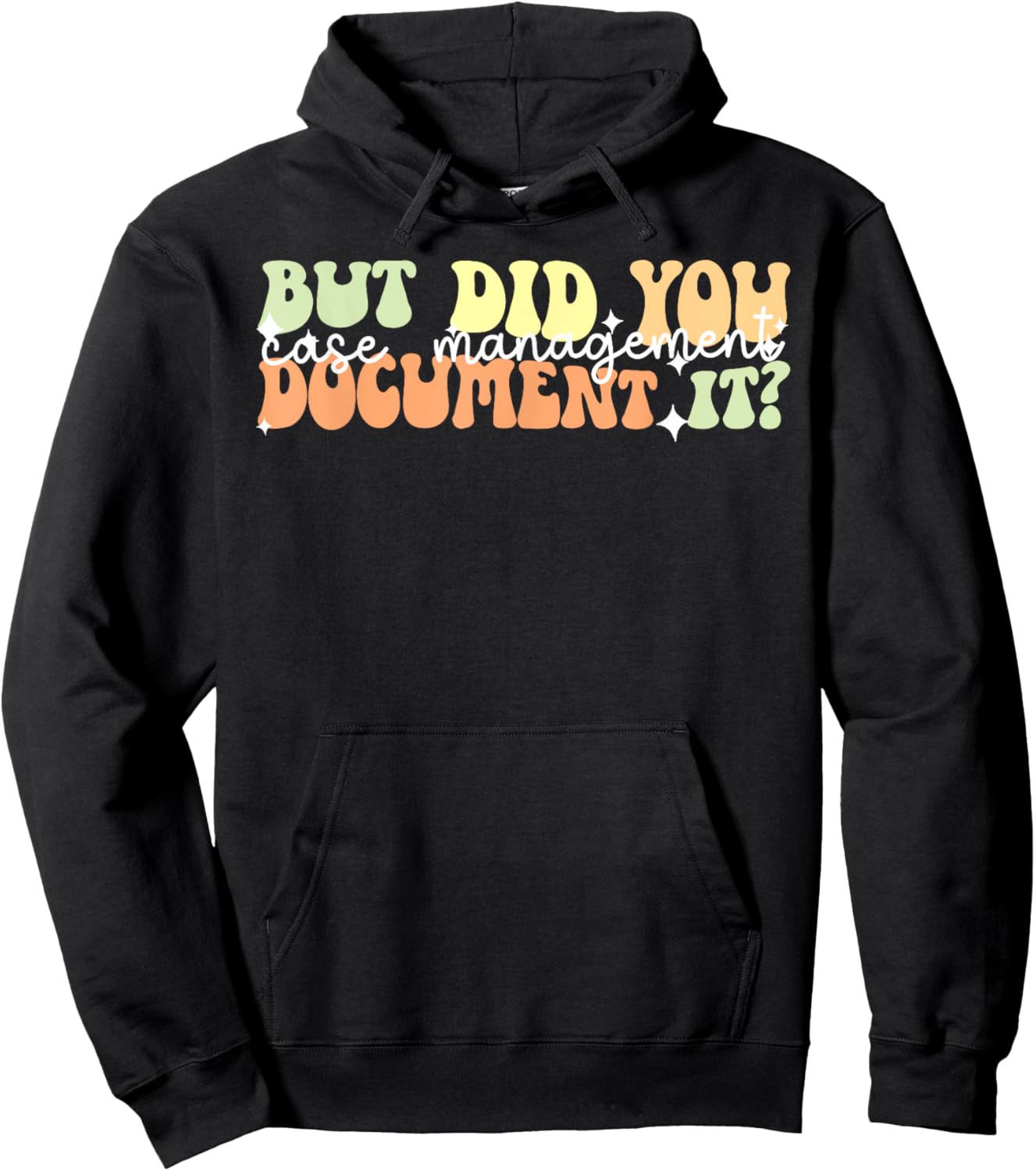 Case Manager Appreciation Case Manager Groovy Hoodie - Hoodie | Black