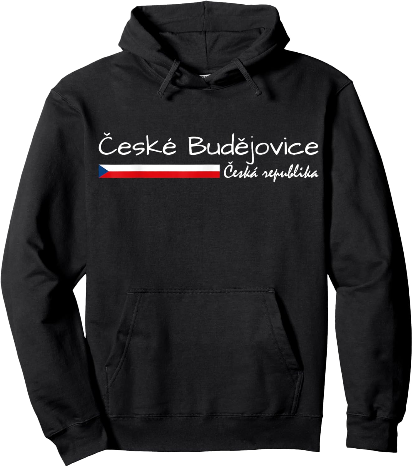 Ceske Budejovice Ceska Republika, Czech Flag, C. Budejovice Hoodie - Hoodie | Black