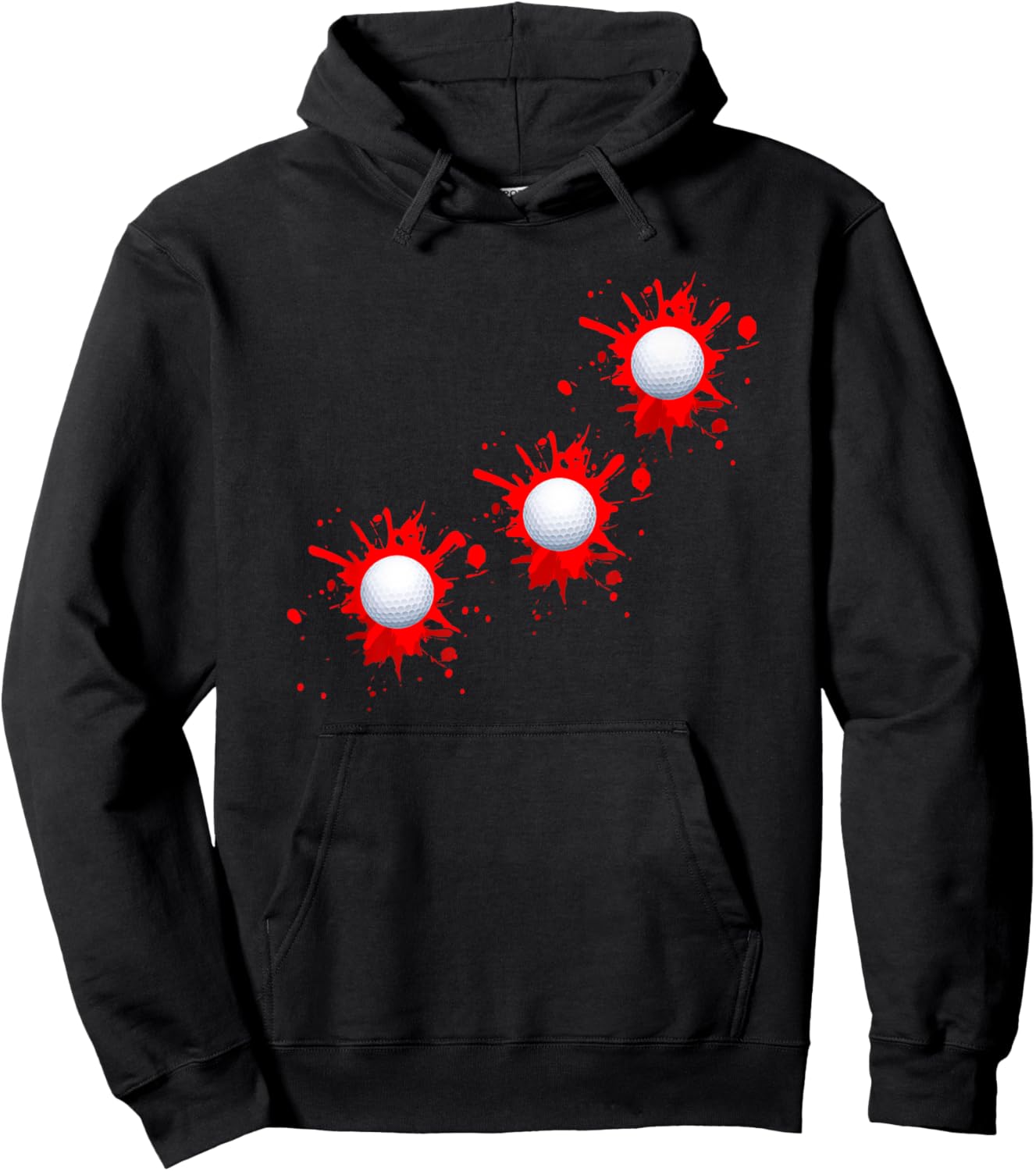 Golf Ball Injury Wound Hoodie - Hoodie | Black