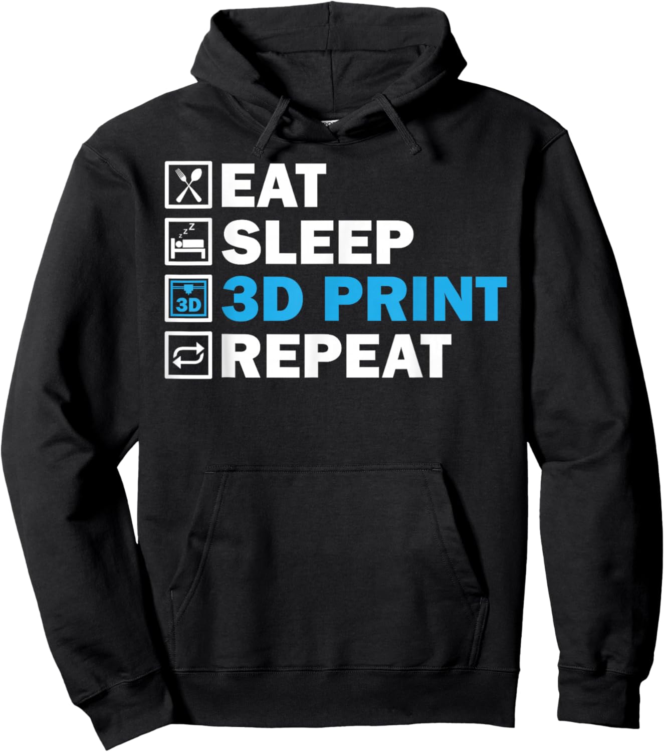 3D Printing Art Women 3D Printer Lover 3D Printing Hoodie - Hoodie | Black