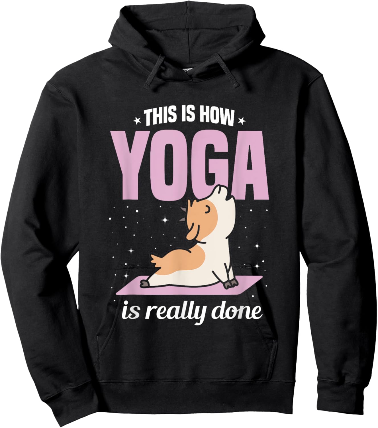 Goat Yoga Game Yoga Class Yoga Instructor Yoga Goats Hoodie - Hoodie | Black