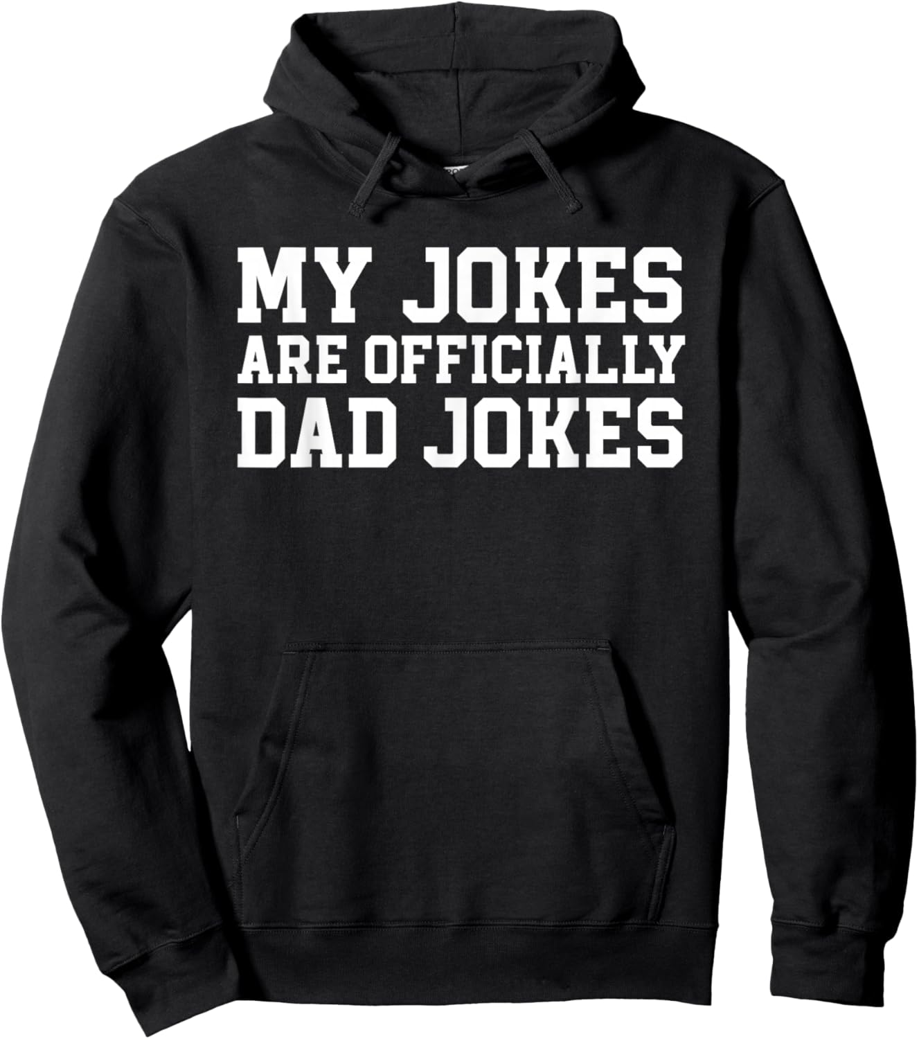 My Jokes Are Officially Dad Jokes Pregnancy Announcement Hoodie - Hoodie | Black