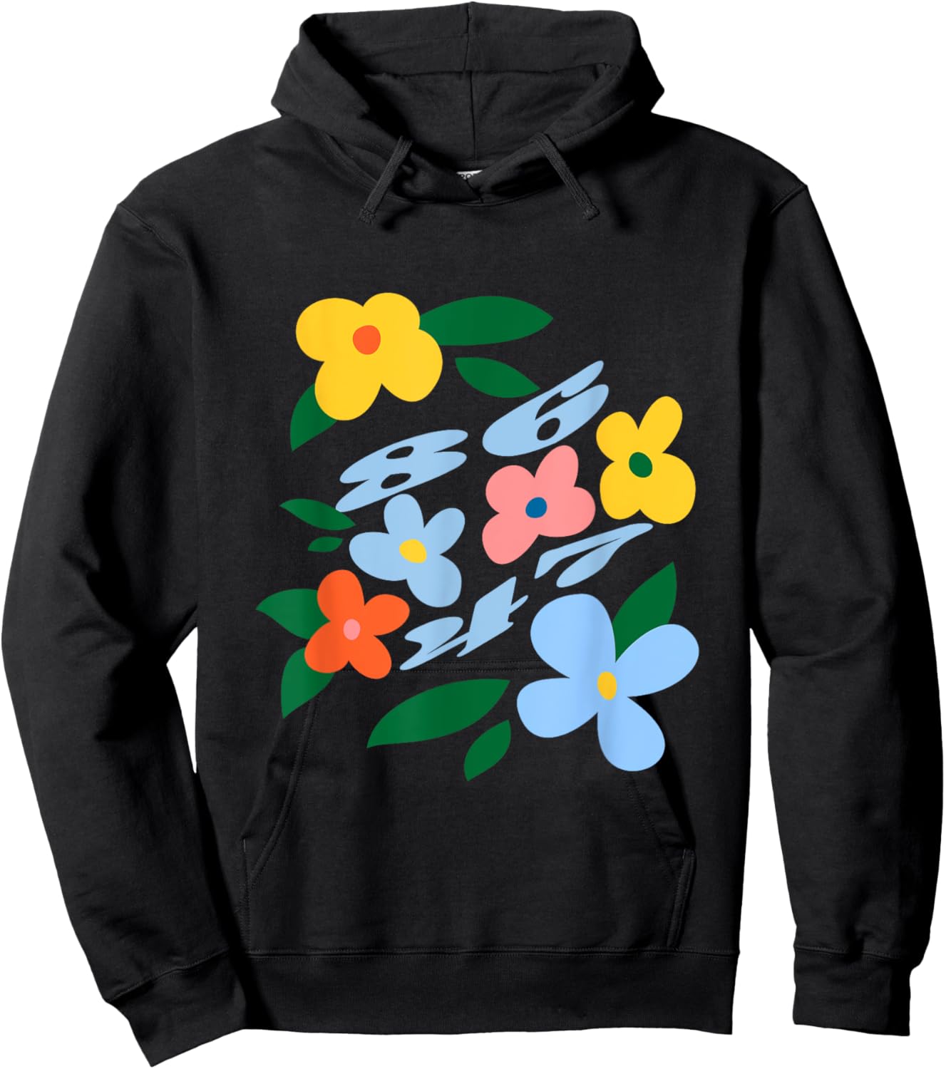 Funny 8647 Subtle Floral Style 86 47 Roman Numerals Retro Hoodie - Hoodie | Black