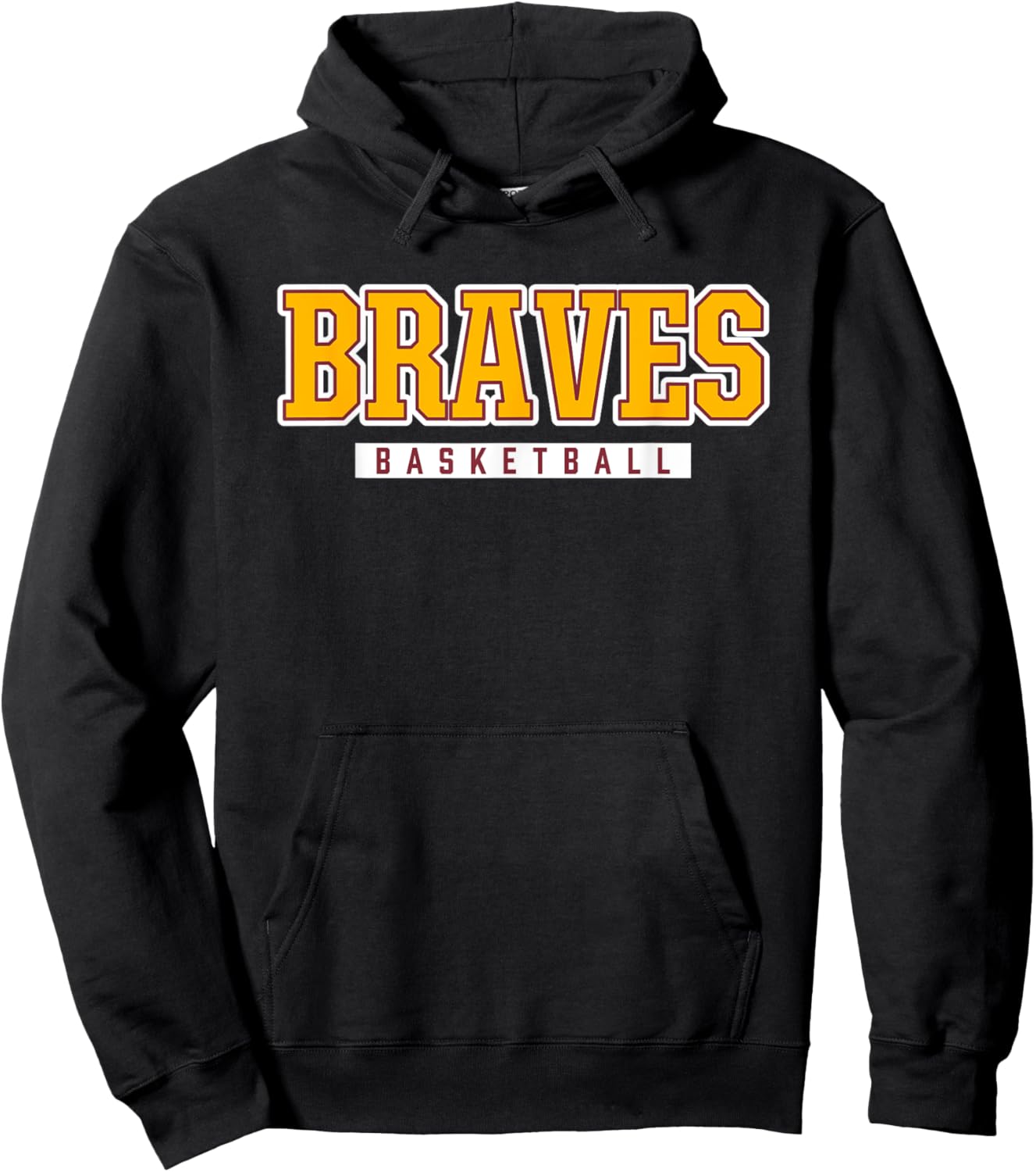 Braves Basketball Cherokee High School Hoodie - Hoodie | Black