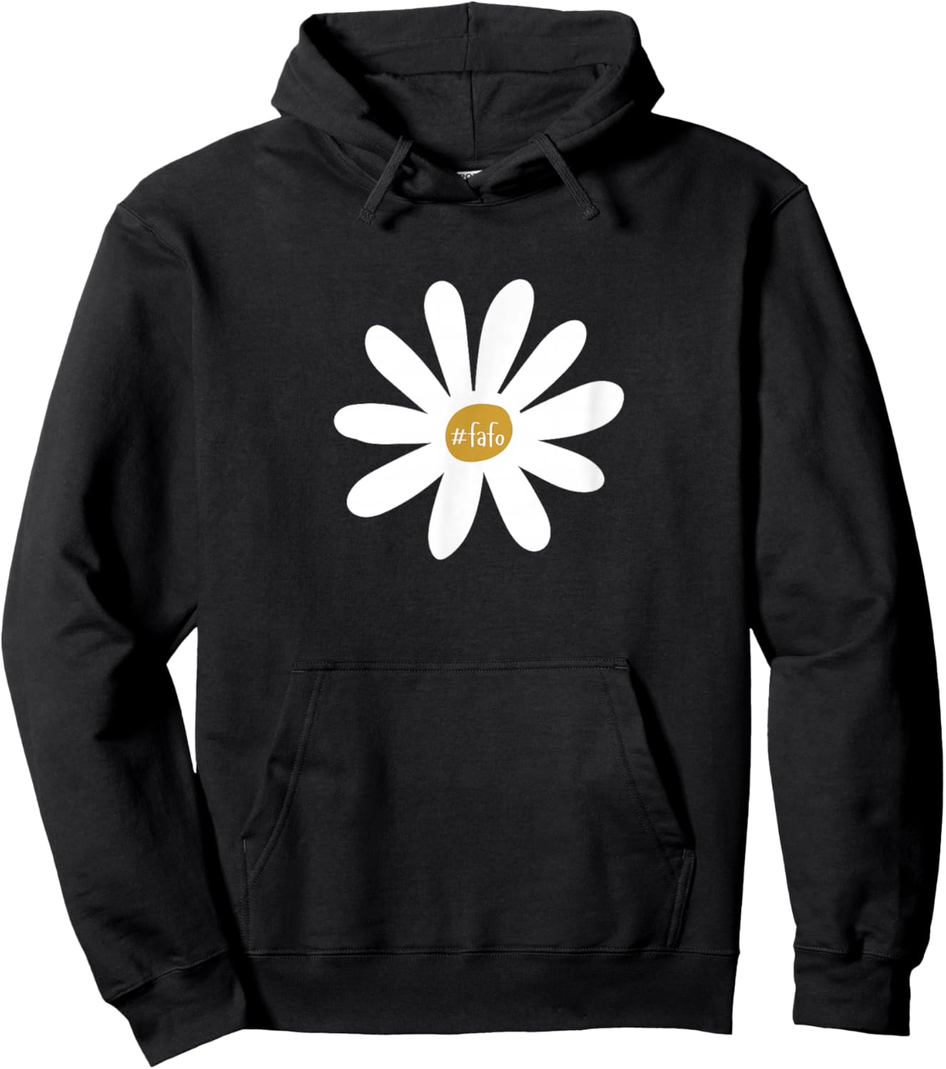 The FAFO Daisy Hoodie - Hoodie | Black