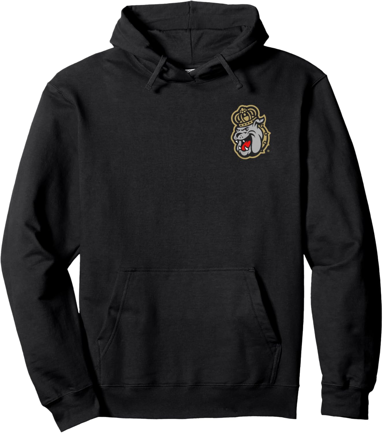 James Madison Dukes Front/Back Icon Purple Hoodie - Hoodie | Black