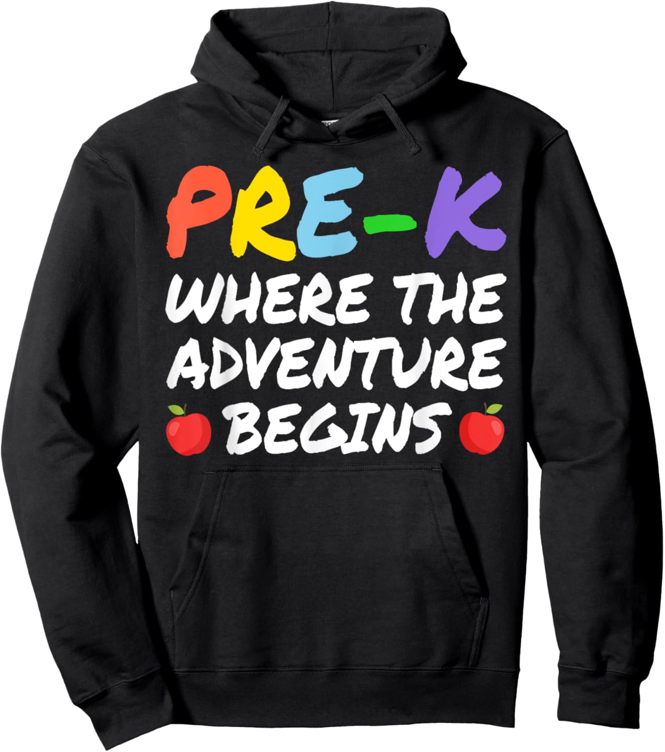 Funny Pre-K Teacher Art Women Kindergarten Preschool Hoodie - Hoodie | Black