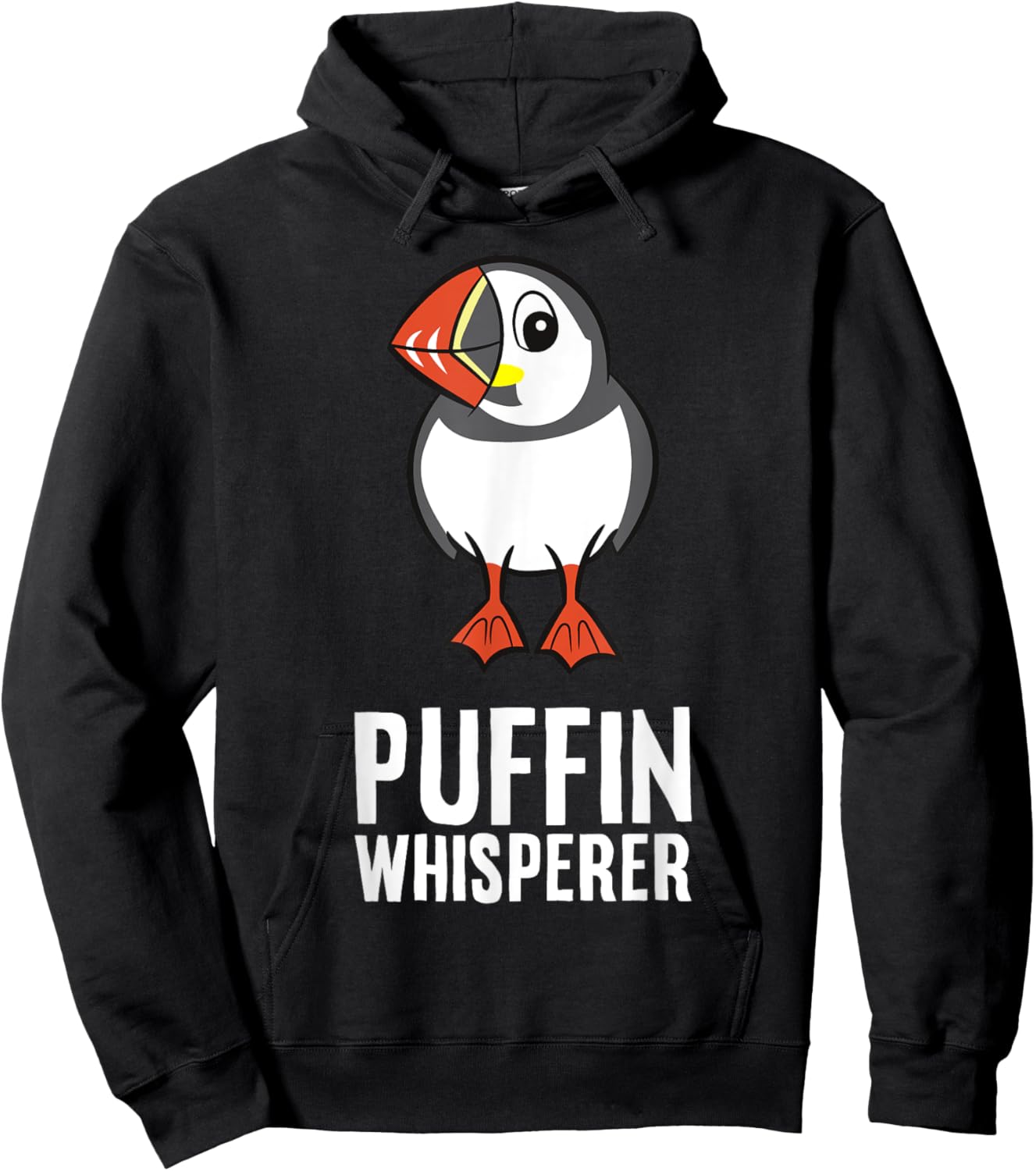 Puffin Whisperer Hoodie - Hoodie | Black