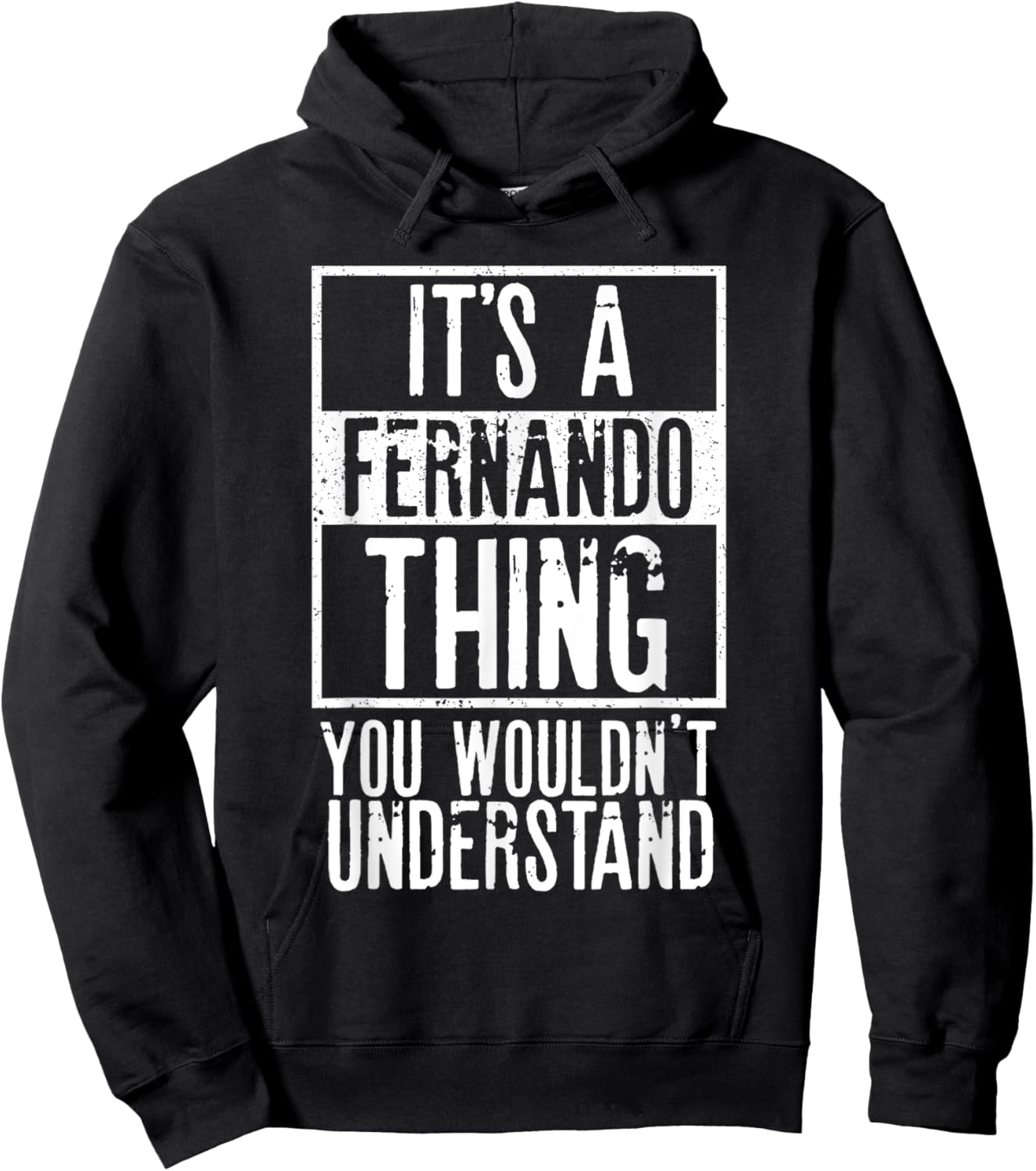 Its A Fernando Thing You Wouldnt Understand Hoodie - Hoodie | Black