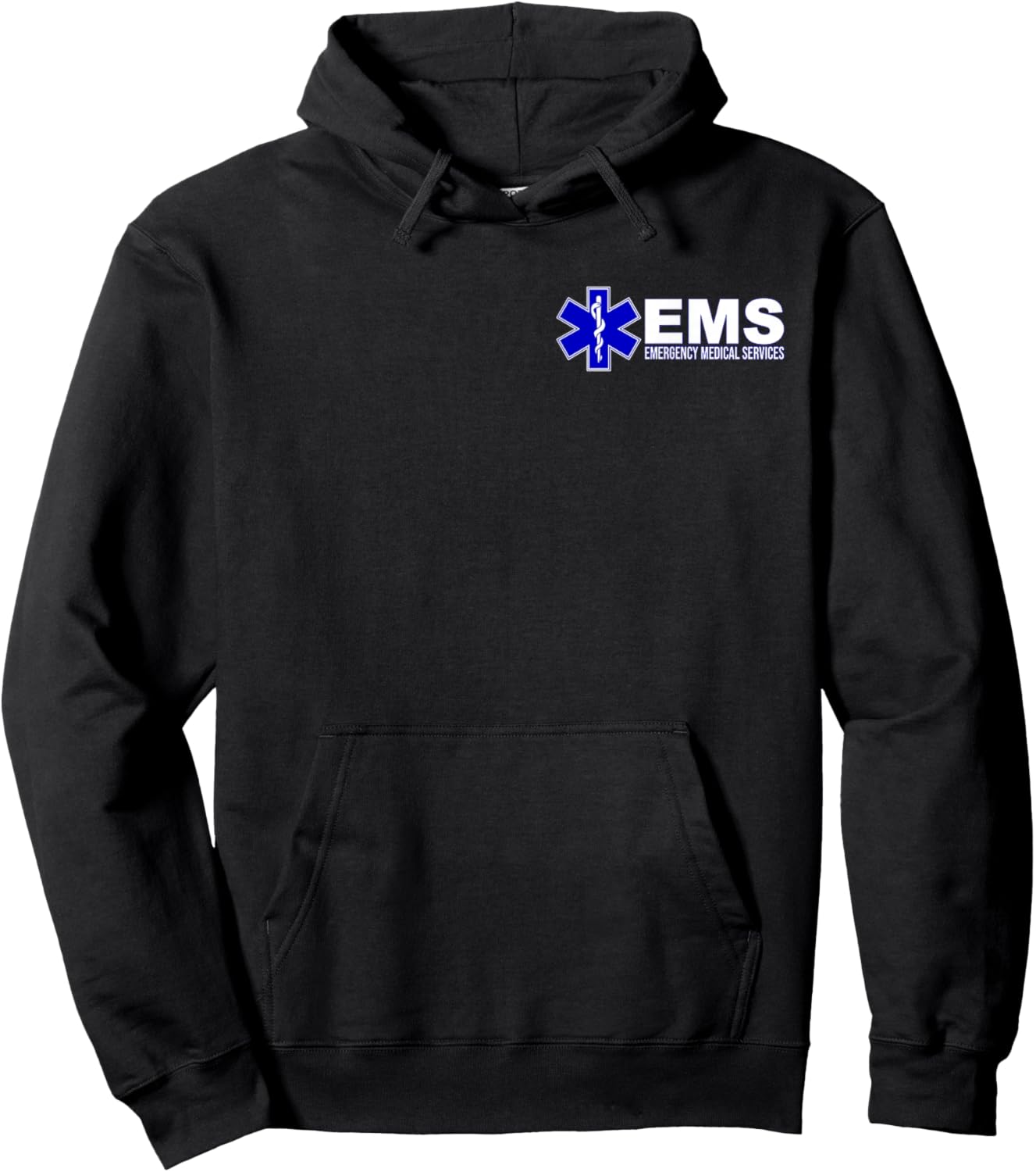 Ems Star of Life Emergency Medical Services Paramedic Emt Hoodie - Hoodie | Black