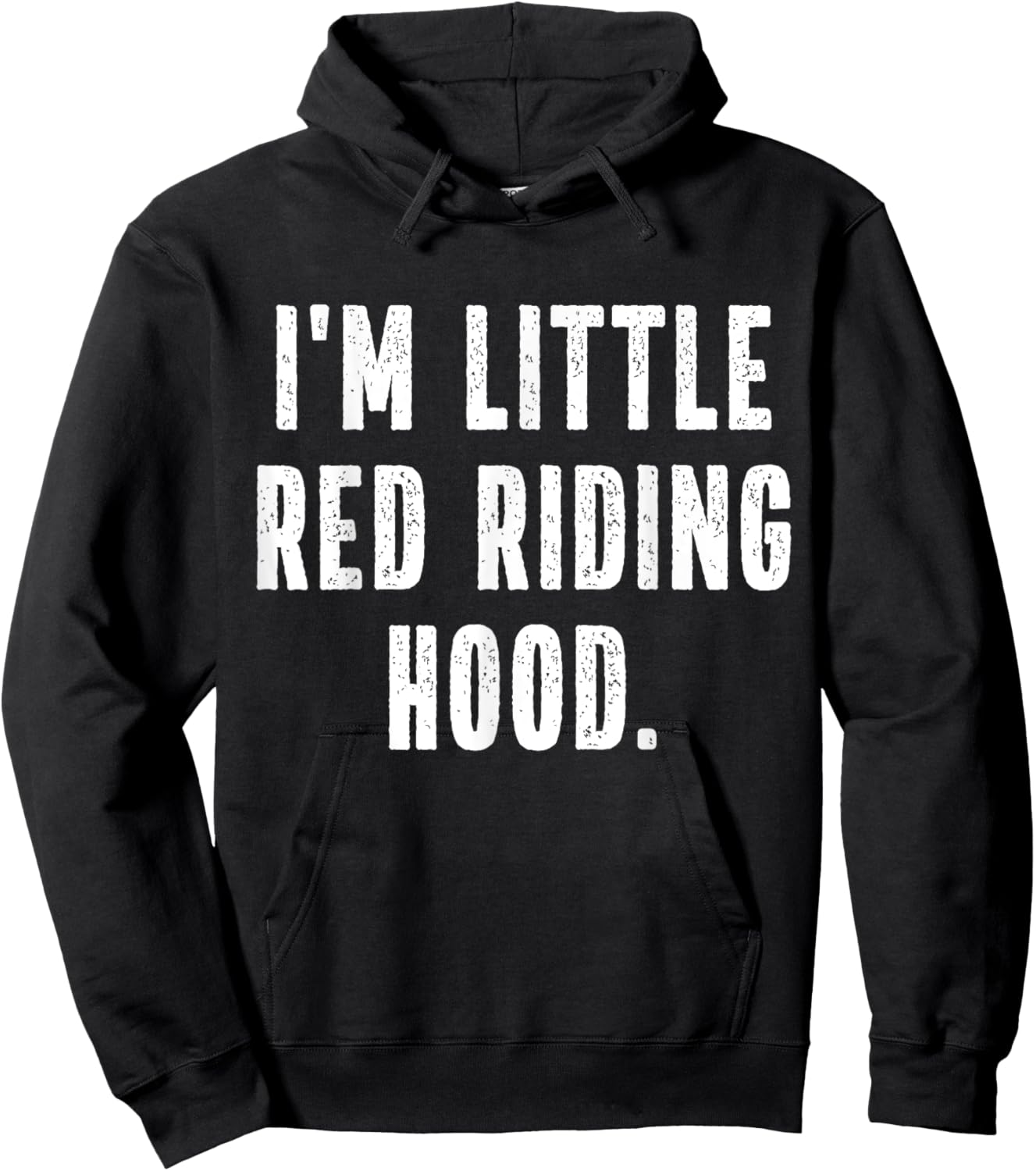 I'm Little Red Riding Hood Instant Lazy Halloween Costume Hoodie - Hoodie | Black