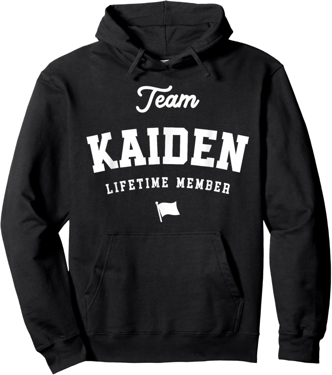 Team Kaiden Lifetime Member Funny Name Kaiden Hoodie - Hoodie | Black
