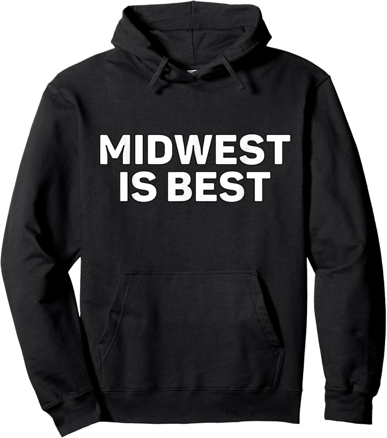Midwest is Best Hoodie - Hoodie | Black