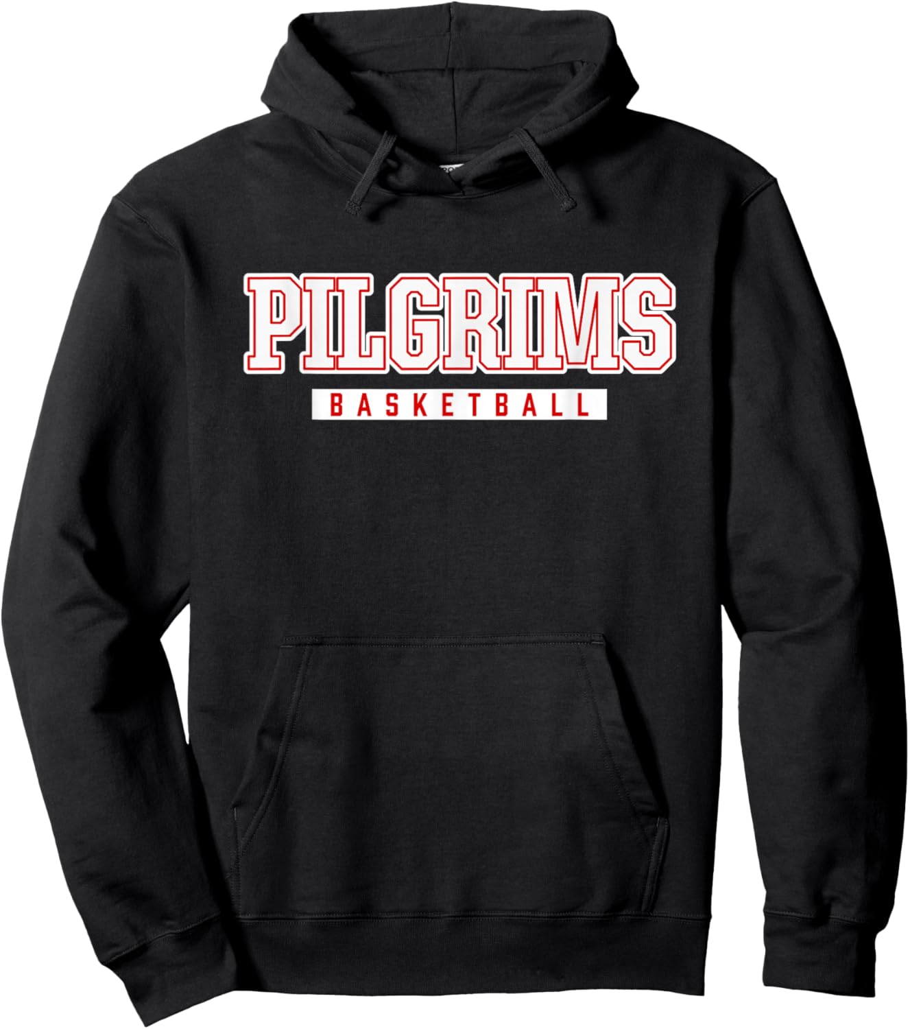 Pilgrims Basketball Plymouth High School Hoodie - Hoodie | Black