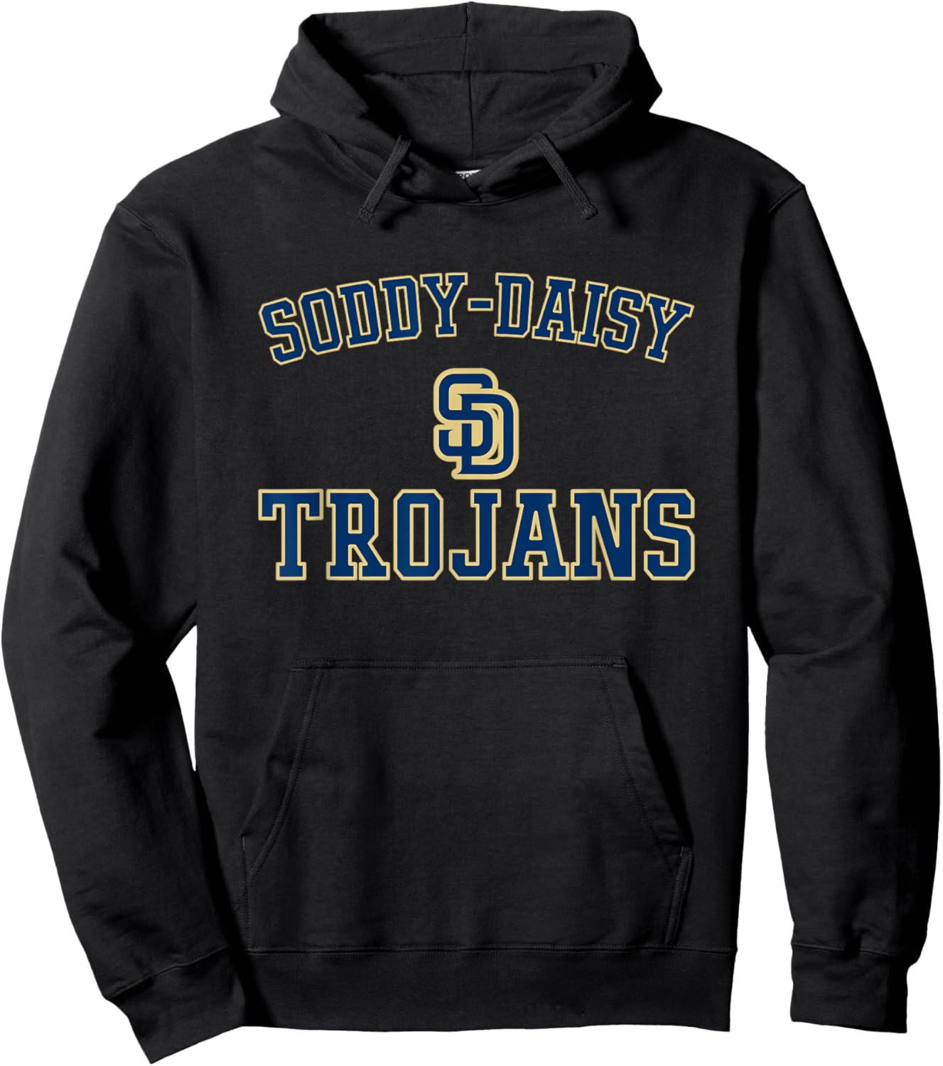 Soddy-Daisy Trojans Logo Varsity HS Hoodie - Hoodie | Black
