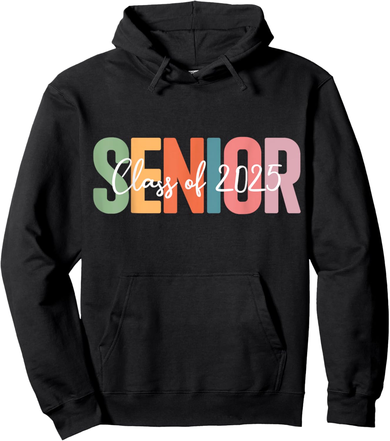 Senior 2025 graduation class of for graduate seniors Hoodie - Hoodie | Black