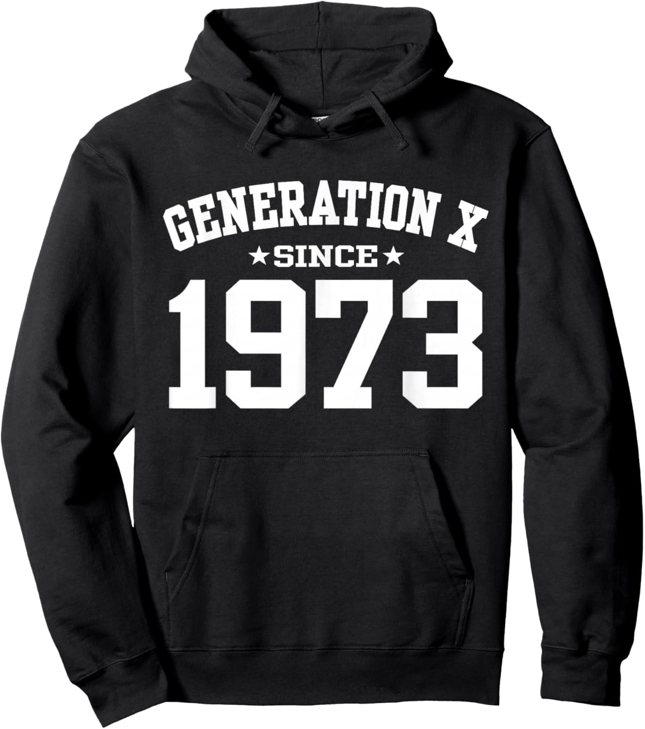 Generation X Since 1973 Gen X Birthday Hoodie - Hoodie | Black