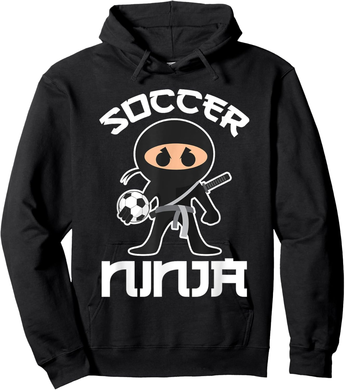 Cool Soccer Art Boys Kid Soccer Lovers Soccer Player Hoodie - Hoodie | Black